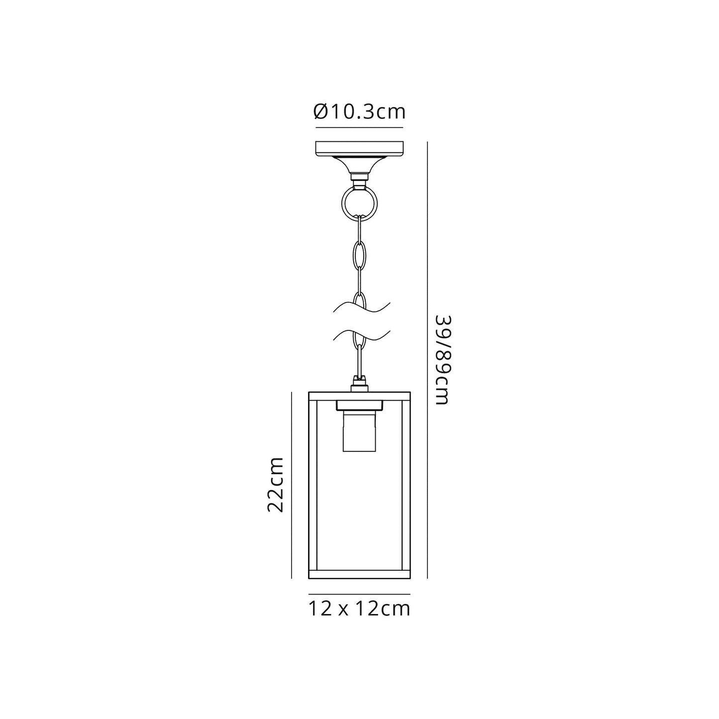 Briar Pendant, 1 x E27, IP54, Graphite Black, 2yrs Warranty 2