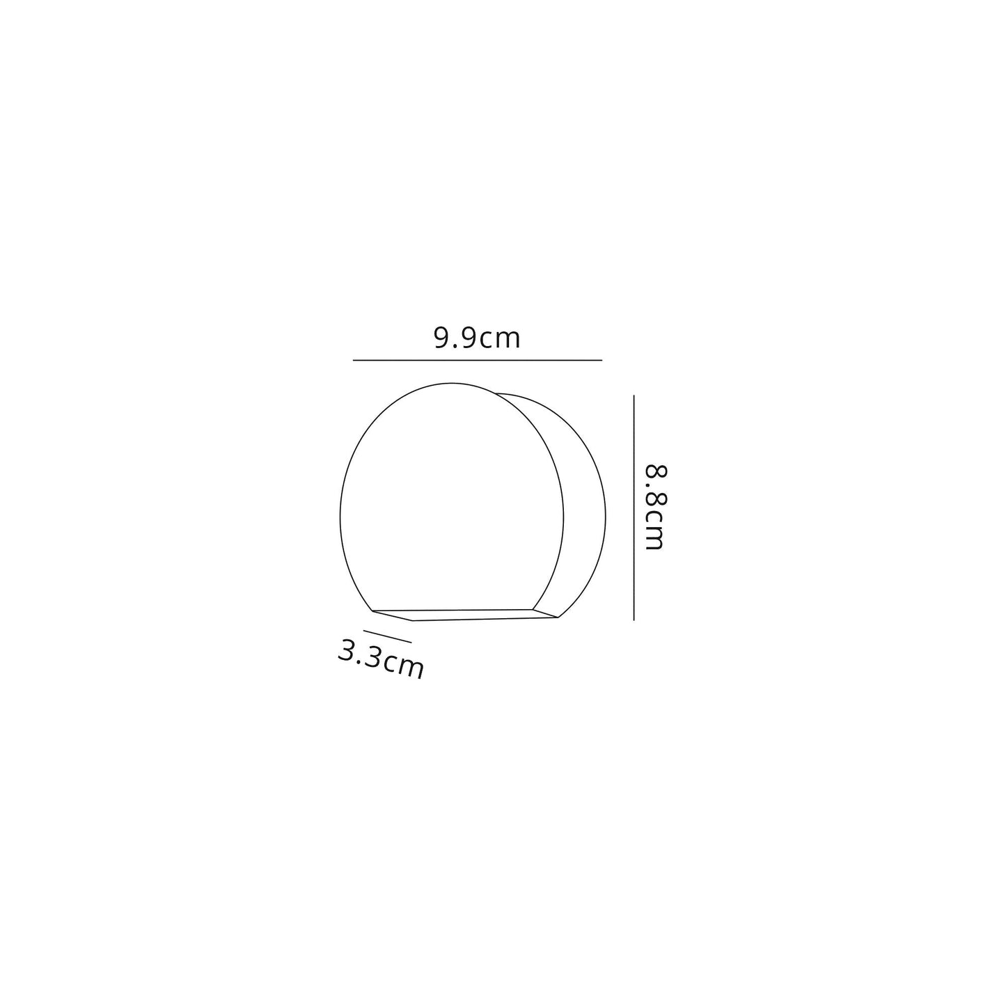 Gore Wall Lamp, 1 x 3W LED, 3000K, 270lm, IP54, Dark Brown, 3yrs Warranty