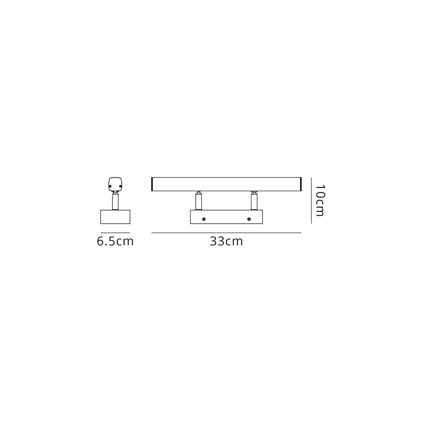 Chester Wall Lamp Small Adjustable, 1 x 6W LED, 4000K, 612lm, IP44, Polished Chrome, 3yrs Warranty 2