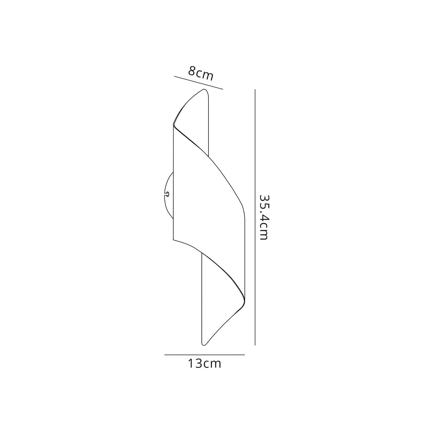 Arley Wall Lamp Small, 1 x 8W LED, 3000K, 640lm, Silver and Polished Chrome, 3yrs Warranty 2