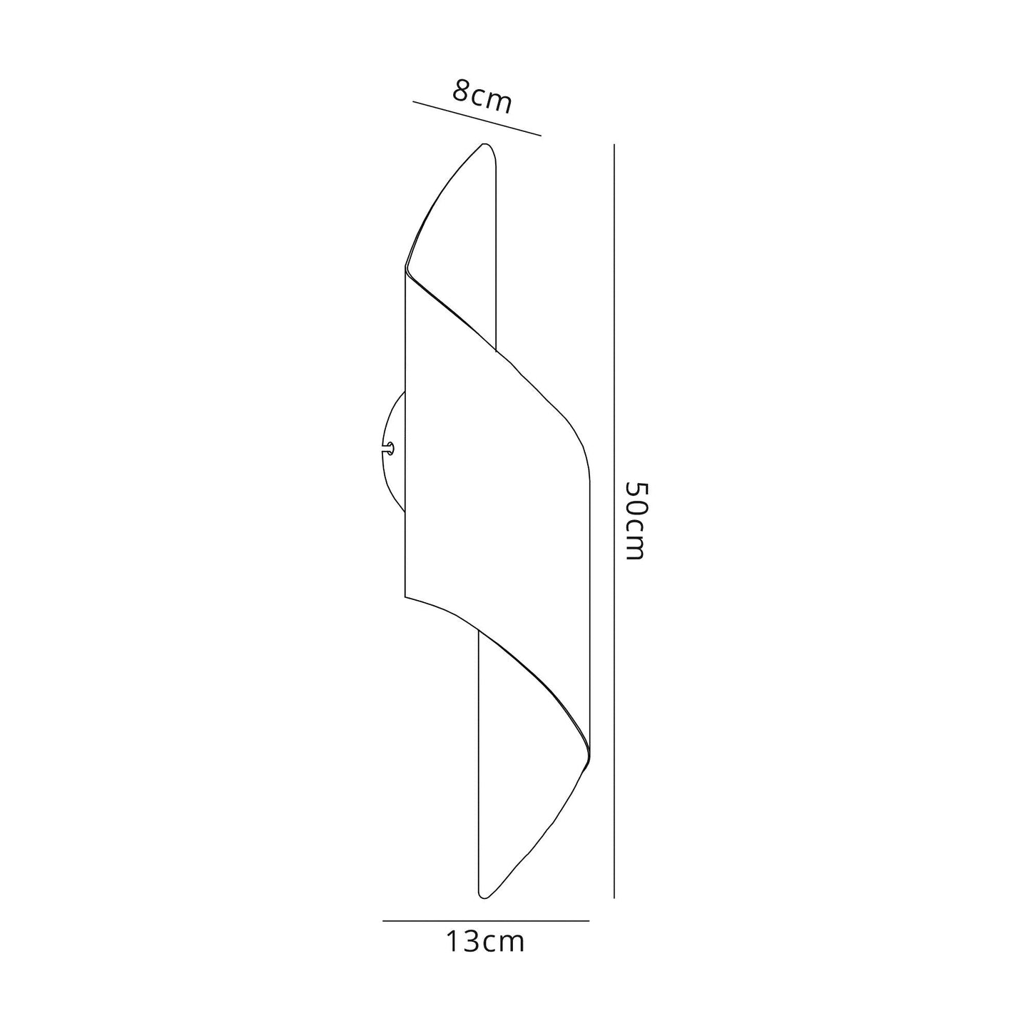 Arley Wall Lamp Large, 1 x 8W LED, 3000K, 640lm, Silver and Polished Chrome, 3yrs Warranty 2