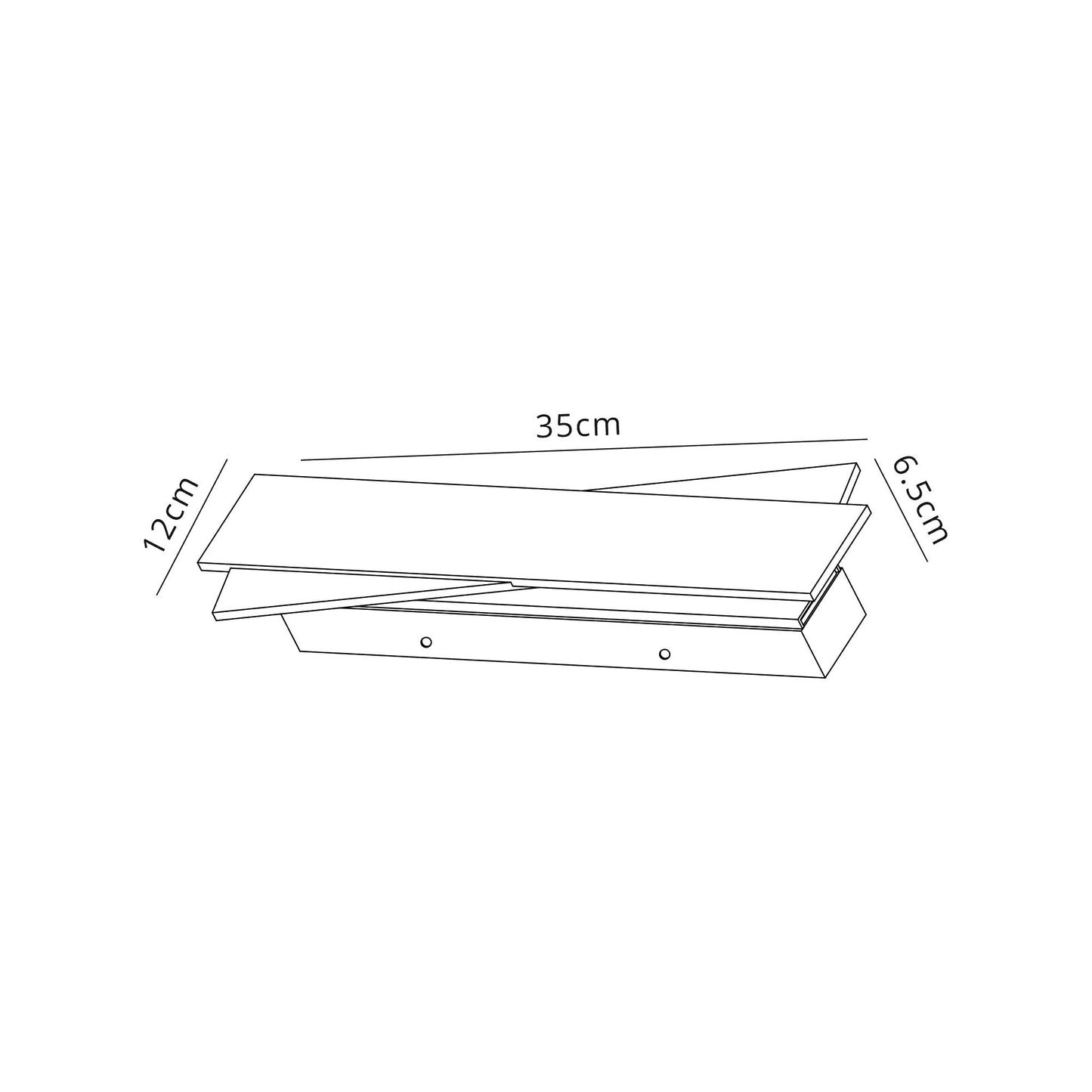 Weaver Wall Lamp, 1 x 8W LED, 3000K, 640lm, Brushed Gold and Frosted White, 3yrs Warranty 2