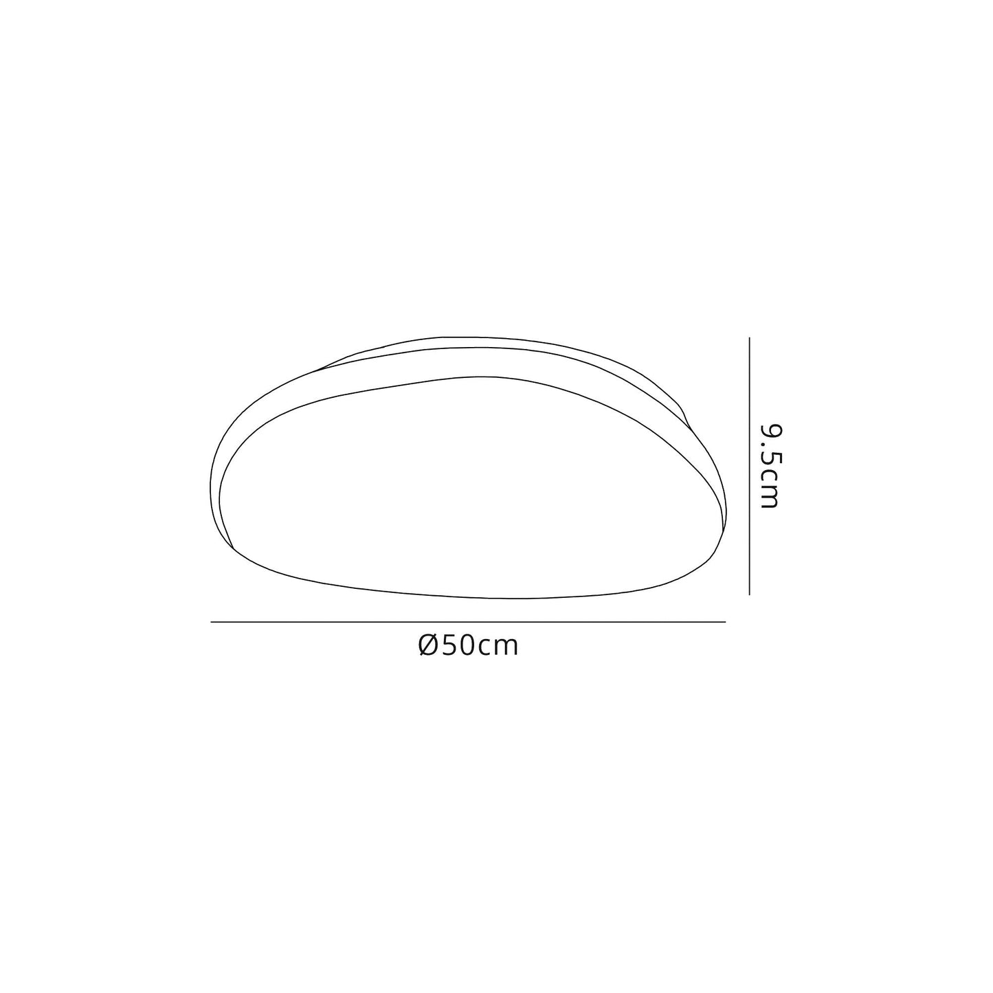 Griffin Ceiling, 1 x 24W LED, 4000K, 1614lm, IP44, White Acrylic, 3yrs Warranty