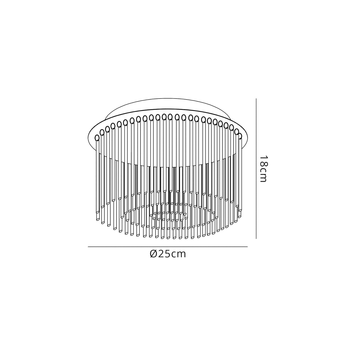 Hatton Ceiling Light, 4 x G9, IP44, Polished Chrome and Clear Glass 2