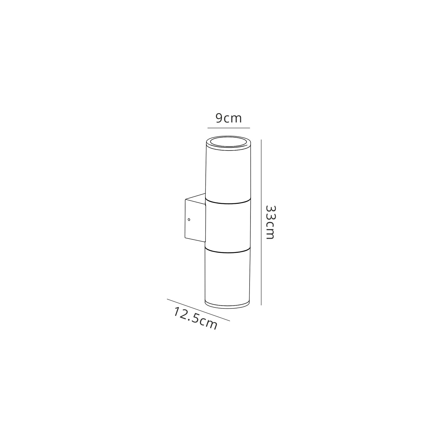 Paddock Wall Lamp 2 x E27, IP54, Anthracite and Clear, 2yrs Warranty