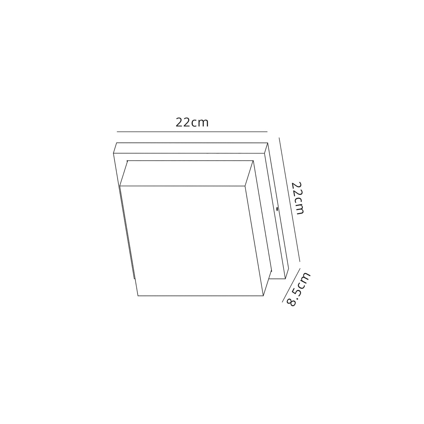 Norley Wall Lamp, 2 x E27, IP65, Anthracite and Clear PC, 2yrs Warranty