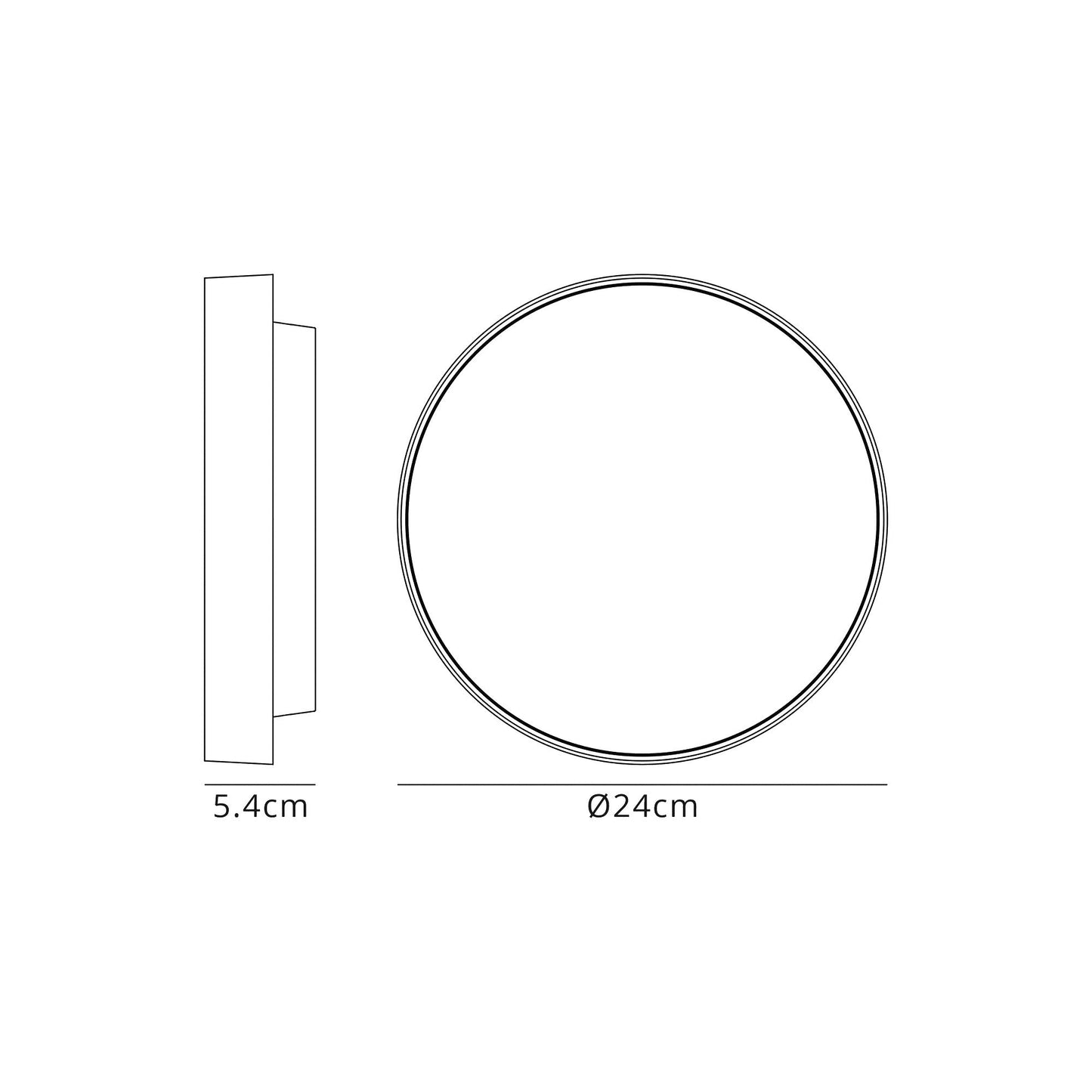 Heath Wall Lamp, 1 x 13W LED, 3000K, 300lm, IP65, Gloss White, 3yrs Warranty