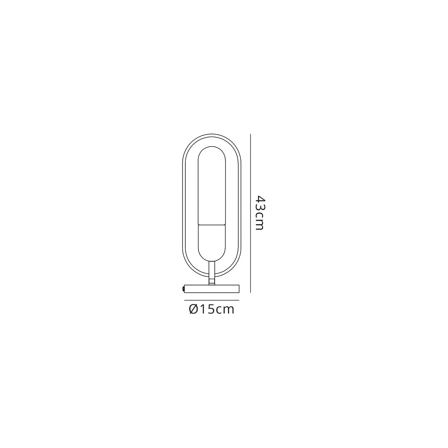 Cranford Table Lamp, 1 x 7W LED, 4000K, 790lm, Satin Nickel and Clear, 3yrs Warranty 2