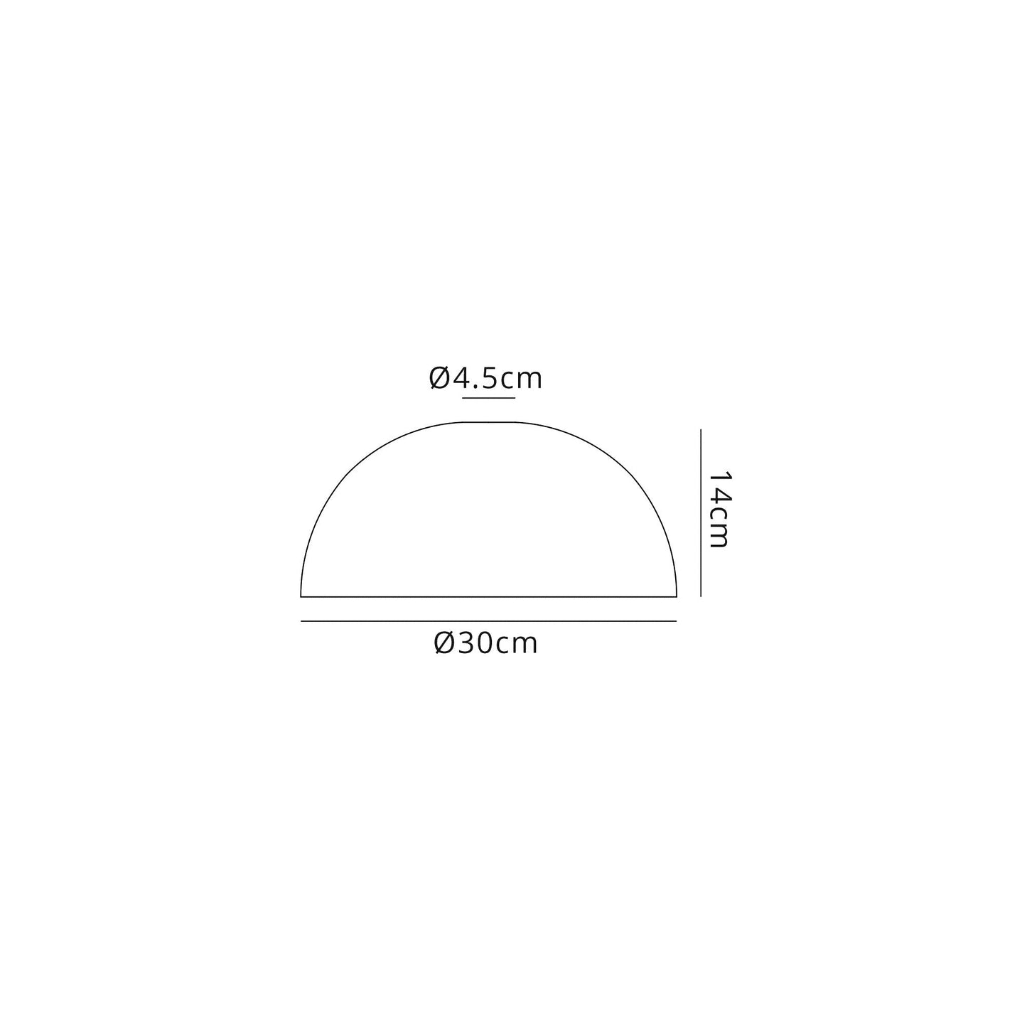Stanley Round 30cm Prismatic Effect Clear Glass Lampshade