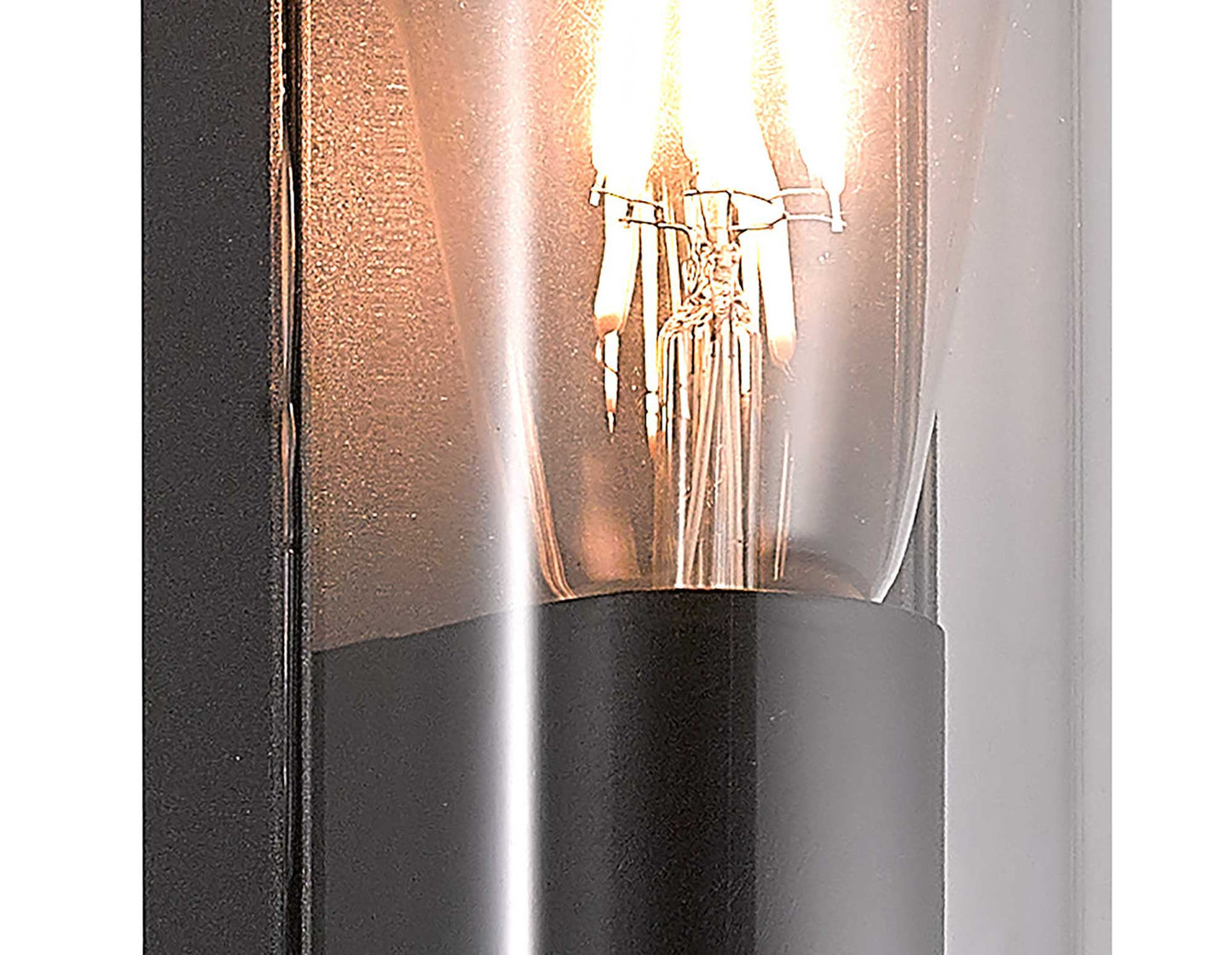 Acacia Wall Lamp Curved, 1 x E27, IP65, Anthracite, 2yrs Warranty 2