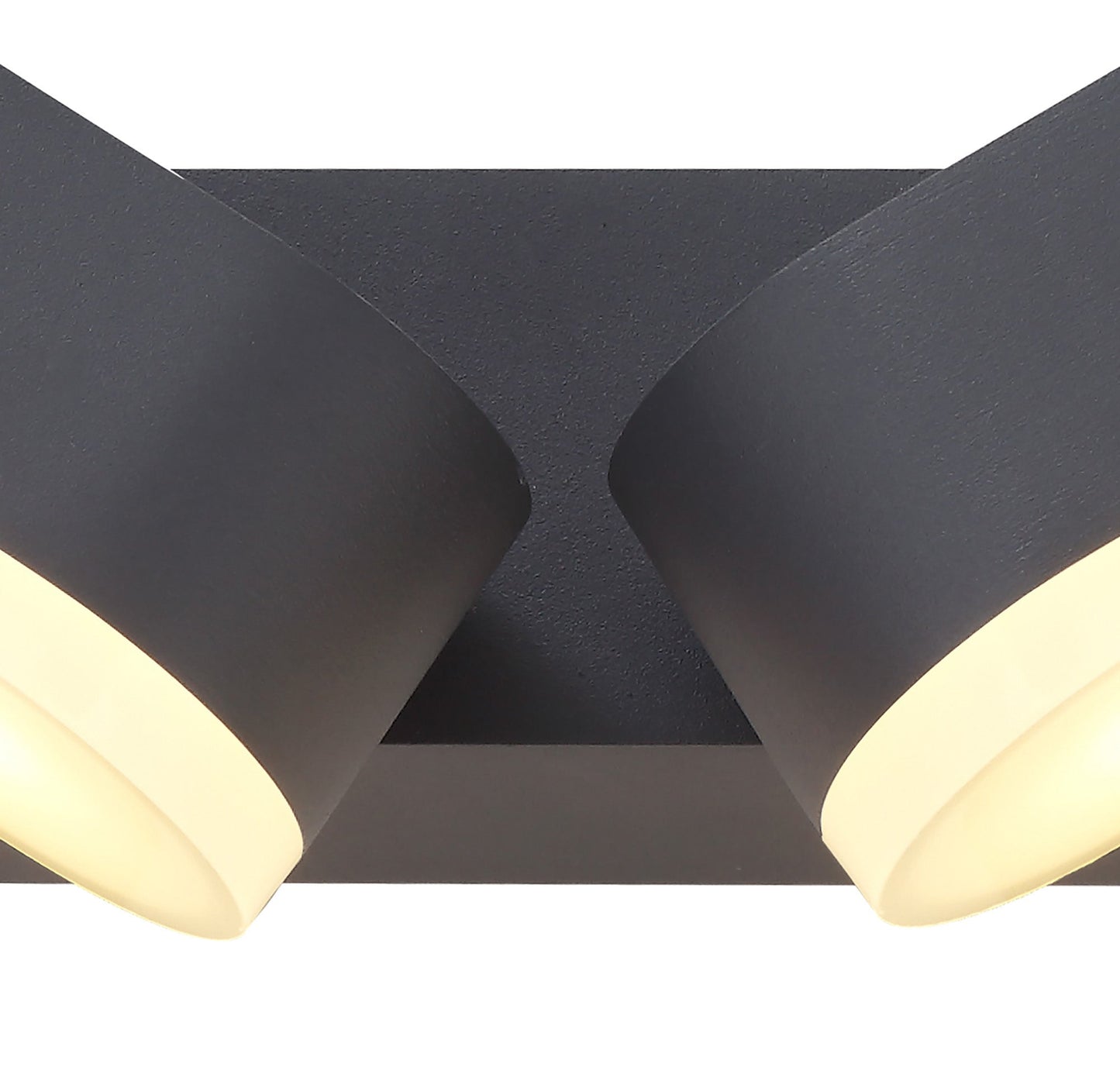 Albert 2 Light Adjustable Wall Lamp, 2 x 6W LED, 3000K, 780lm, IP54, Anthracite, 3yrs Warranty