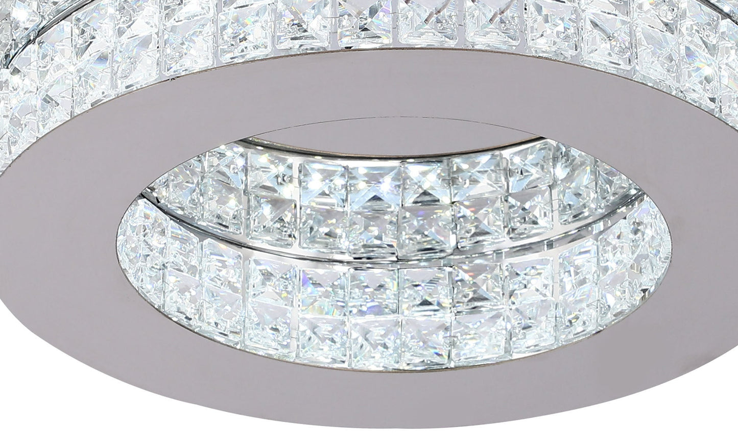 Appleton Ceiling Light, 1 x 18W LED, 4000K, 418lm, Polished Chrome and Crystal, 3yrs Warranty 2