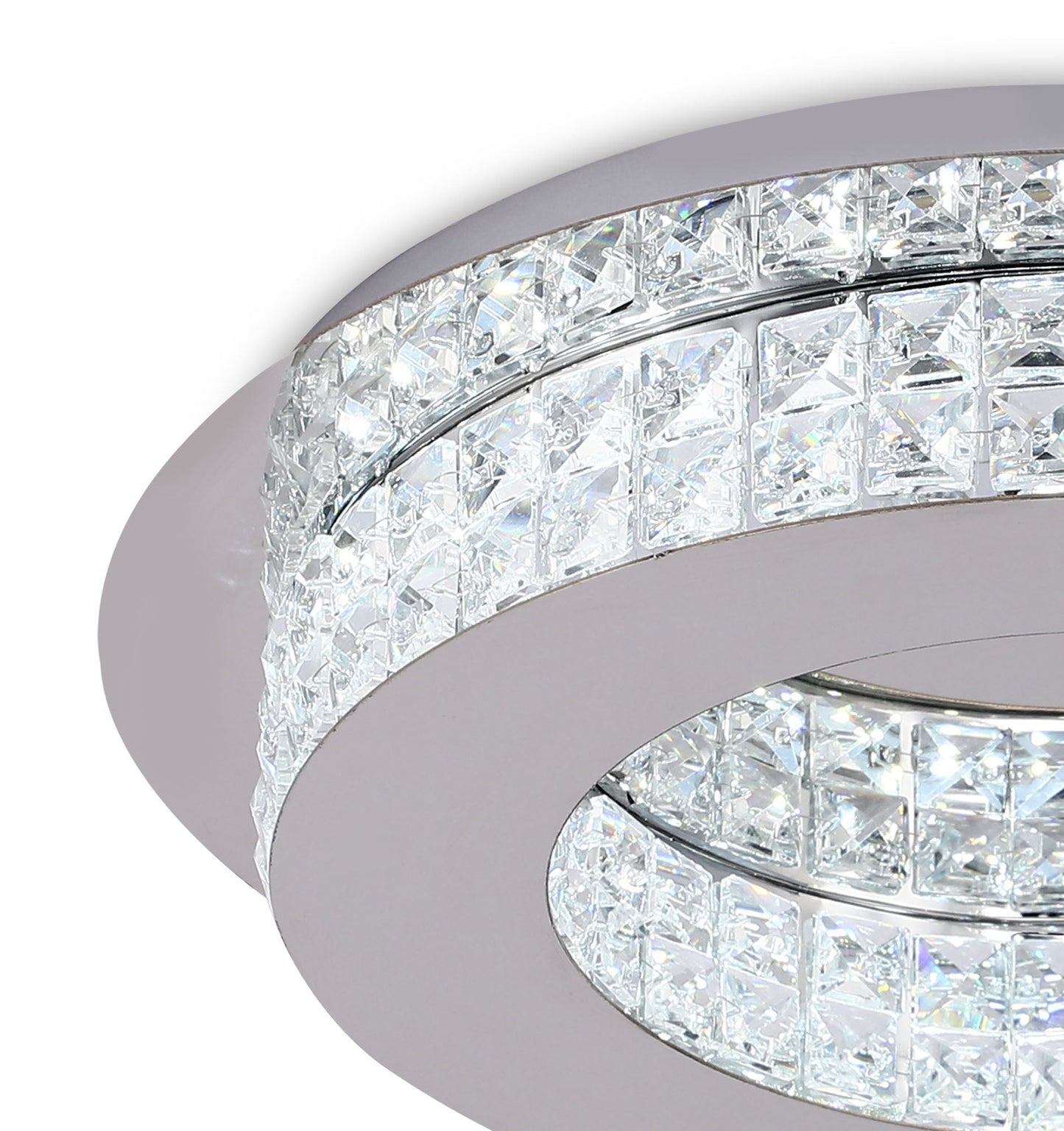 Appleton Ceiling Light, 1 x 18W LED, 4000K, 418lm, Polished Chrome and Crystal, 3yrs Warranty 2