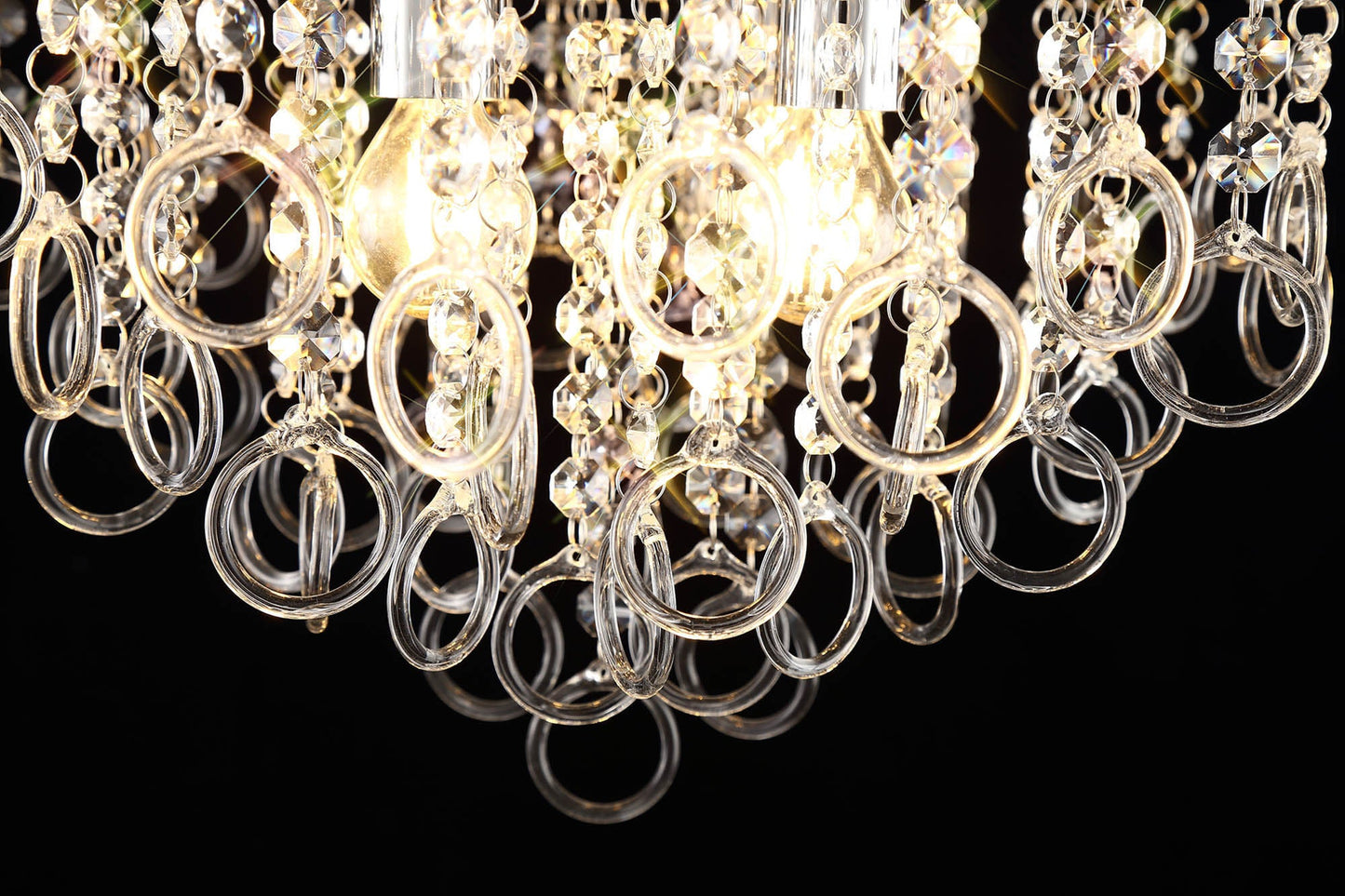 Apsley Ceiling, 6 Light E14, Polished Chrome and Crystal