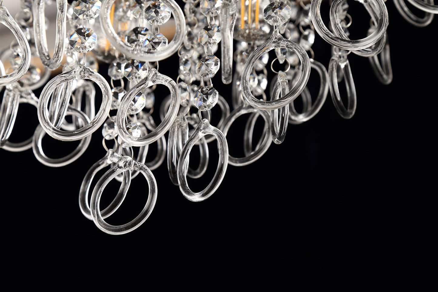 Apsley Ceiling, 6 Light E14, Polished Chrome and Crystal