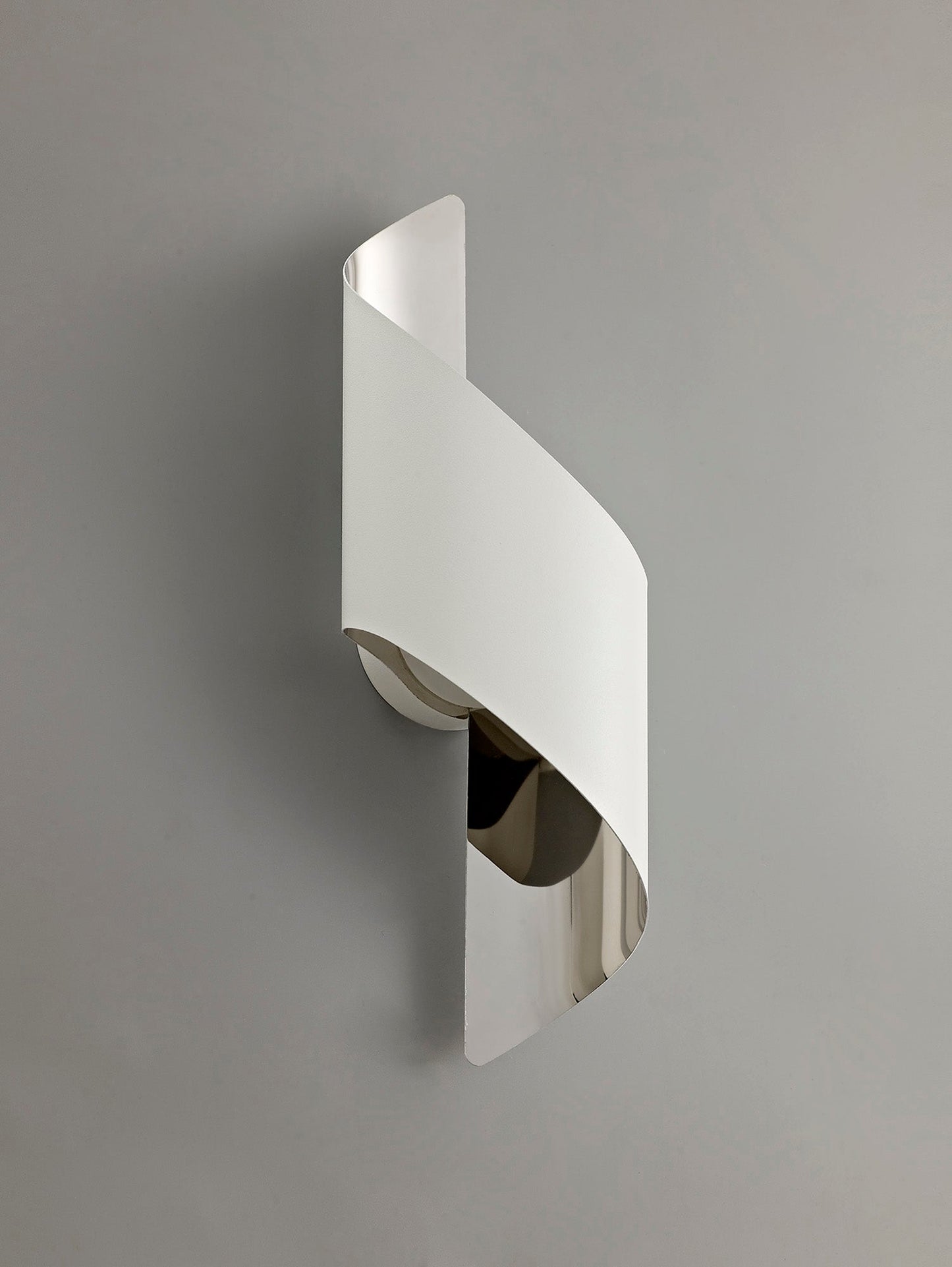 Arley Wall Lamp Small, 1 x 8W LED, 3000K, 640lm, White and Polished Chrome, 3yrs Warranty 2