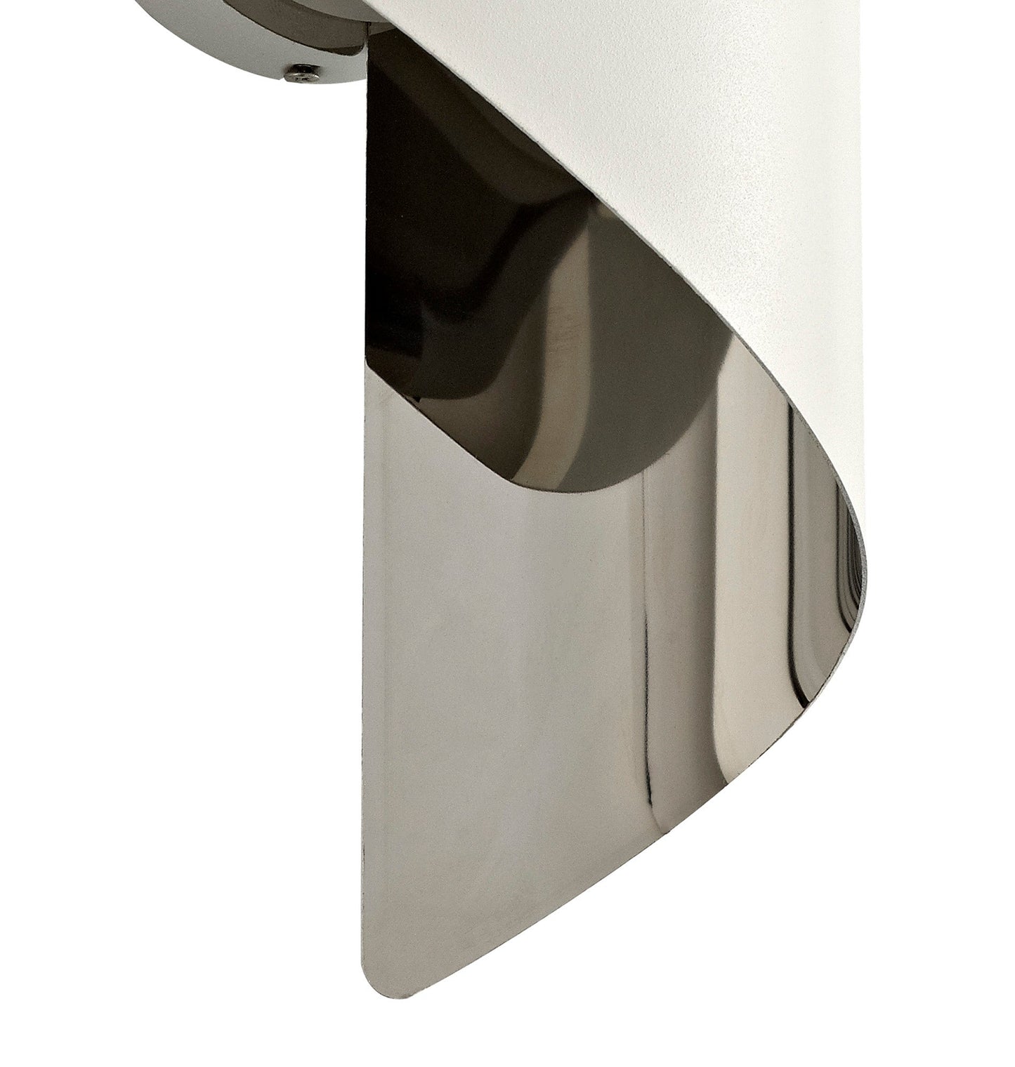 Arley Wall Lamp Small, 1 x 8W LED, 3000K, 640lm, White and Polished Chrome, 3yrs Warranty 2
