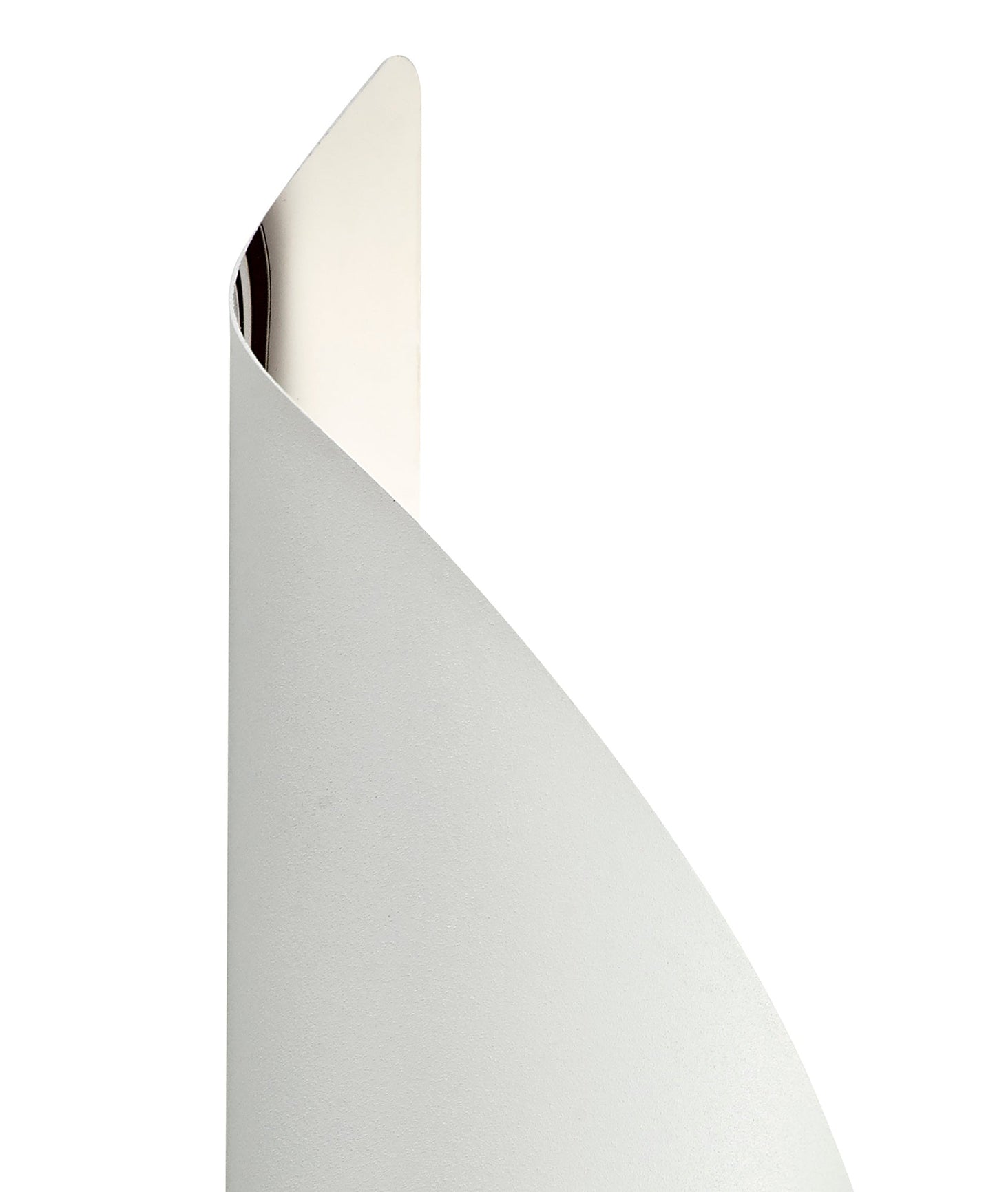 Arley Wall Lamp Large, 1 x 8W LED, 3000K, 640lm, White and Polished Chrome, 3yrs Warranty 2