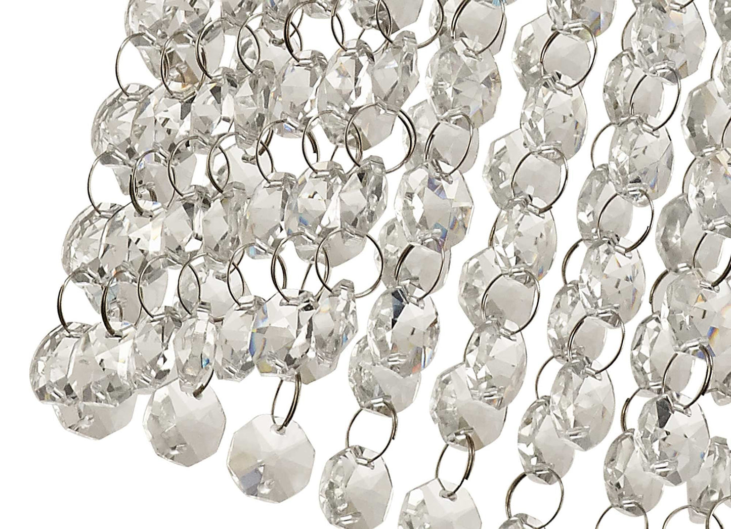 Ashworth Ceiling Light, 1 x G9, IP44, Polished Chrome and Crystal 2