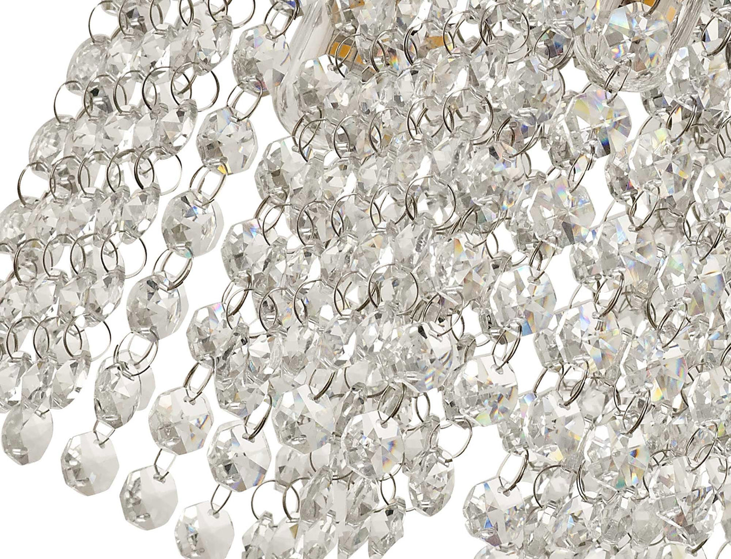 Ashworth Ceiling Light, 4 x G9, IP44, Polished Chrome and Crystal 2