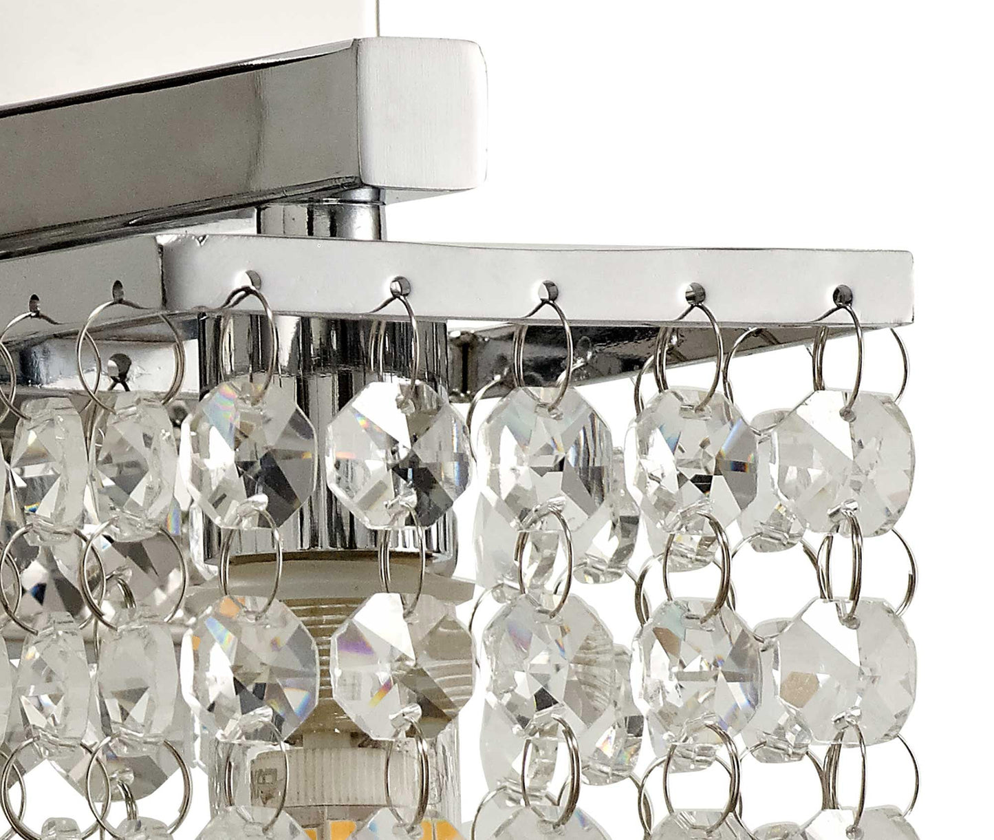 Ashworth Wall Lamp, 1 x G9, IP44, Polished Chrome and Crystal 2