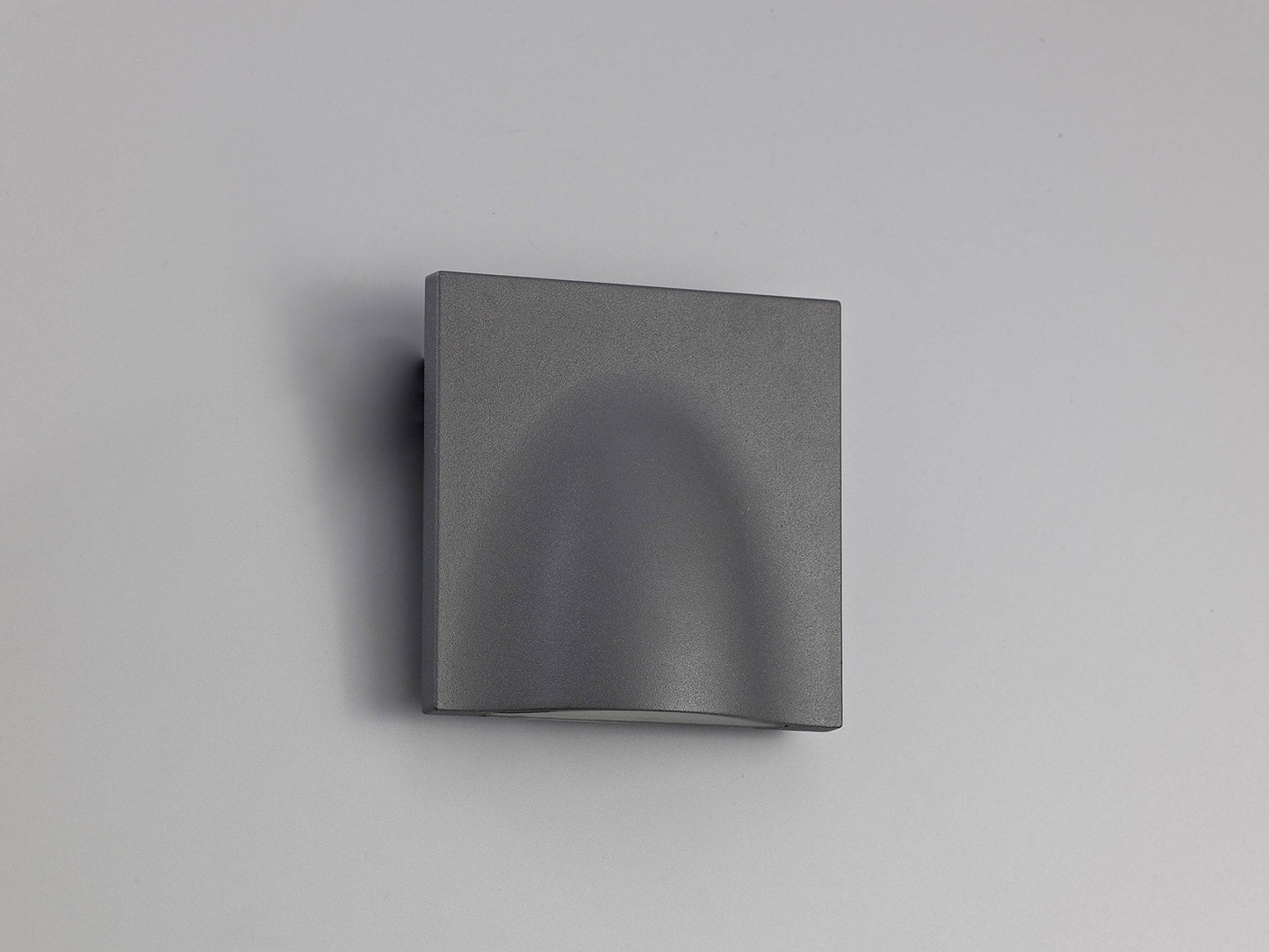 Beech Wall Lamp, 1 x 6W LED, 3000K, 510lm, IP54, Anthracite, 3yrs Warranty