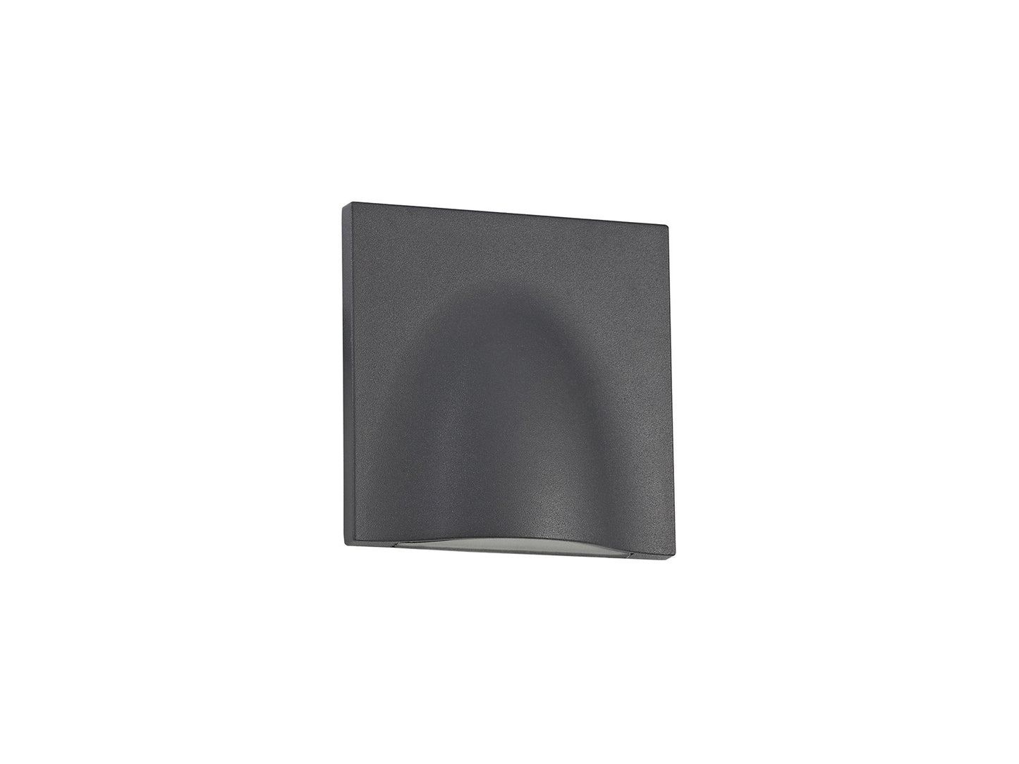 Beech Wall Lamp, 1 x 6W LED, 3000K, 510lm, IP54, Anthracite, 3yrs Warranty