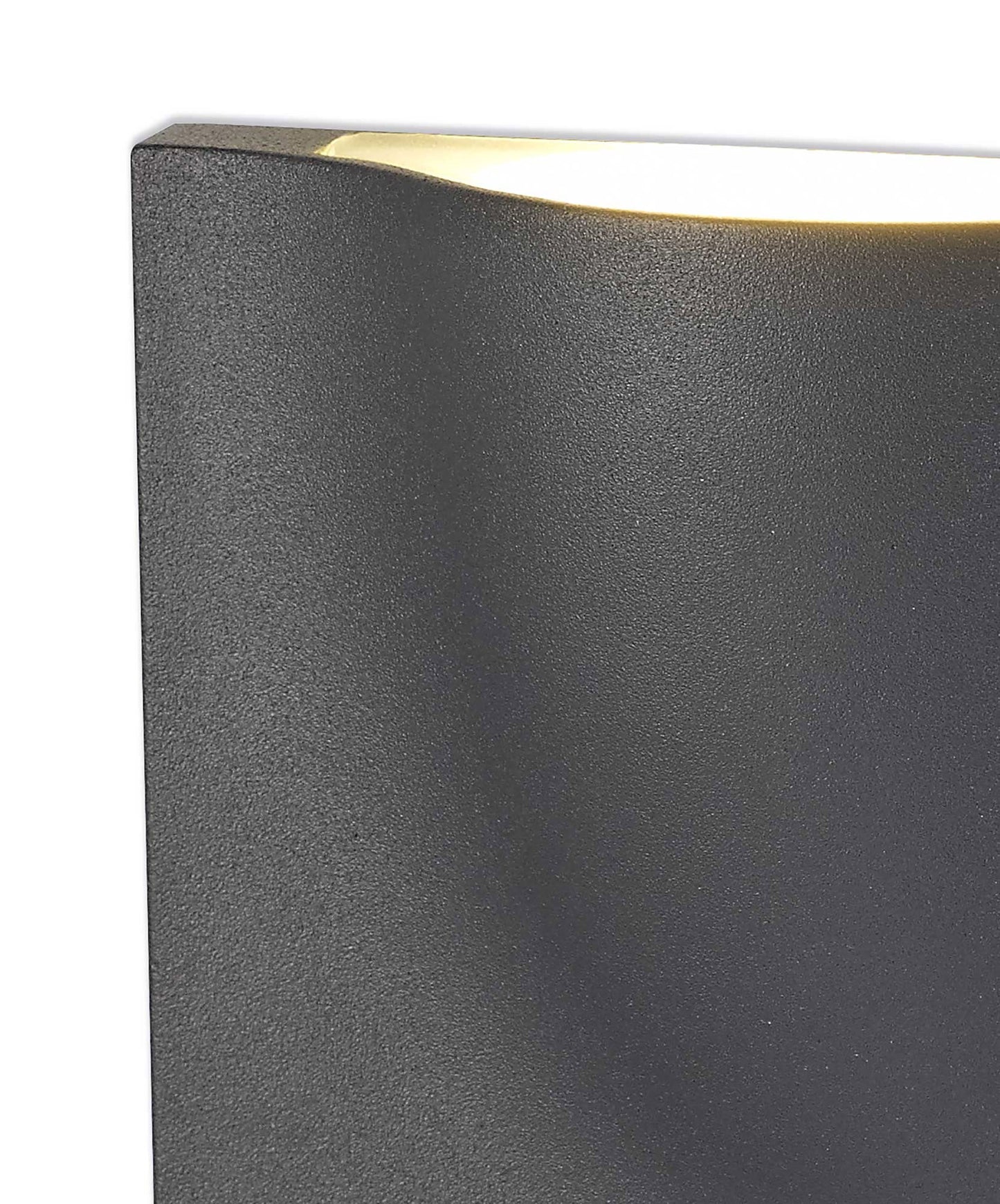 Beech Wall Lamp, 1 x 6W LED, 3000K, 510lm, IP54, Anthracite, 3yrs Warranty