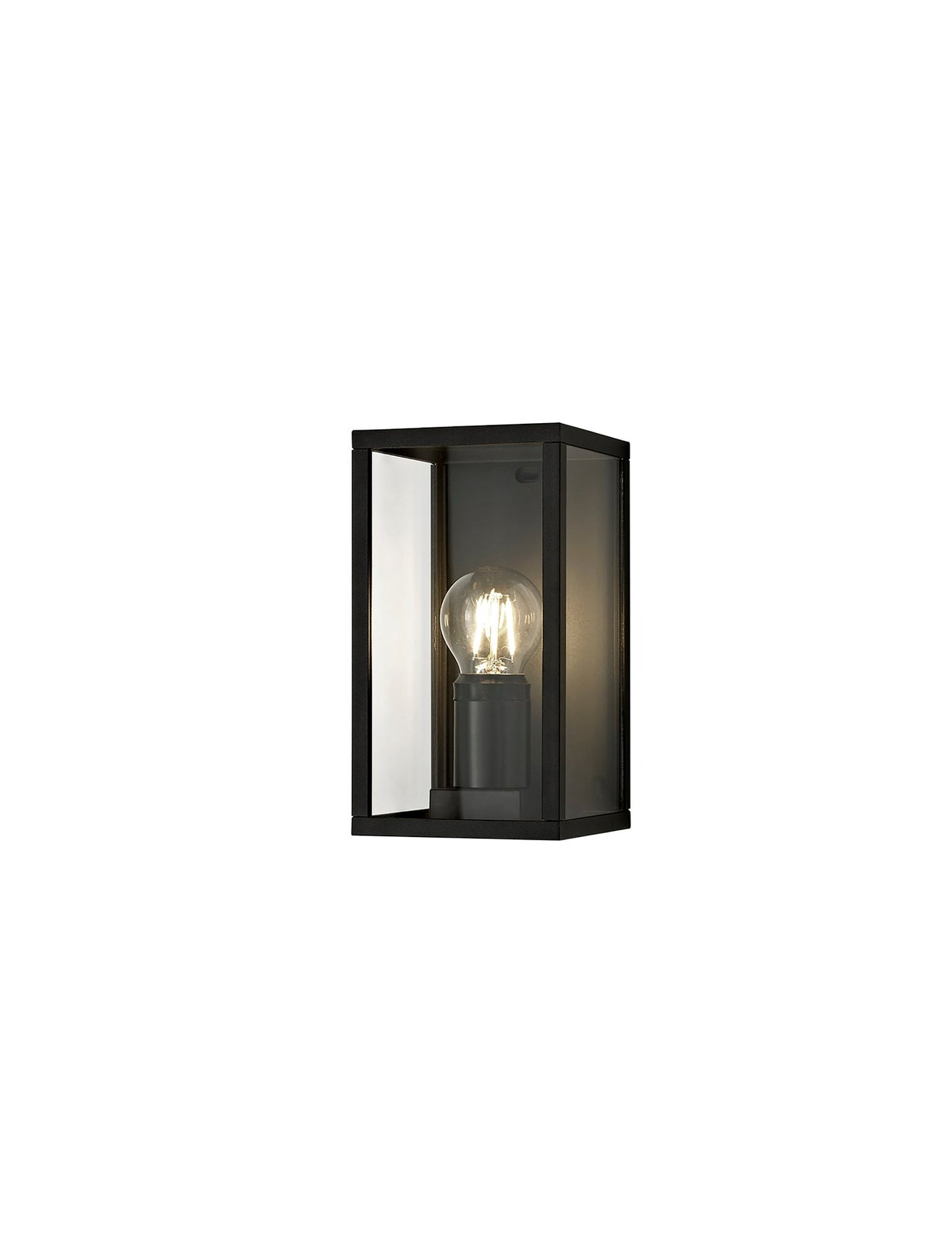 Briar Flush Wall Lamp, 1 x E27, IP54, Graphite Black, 2yrs Warranty 2