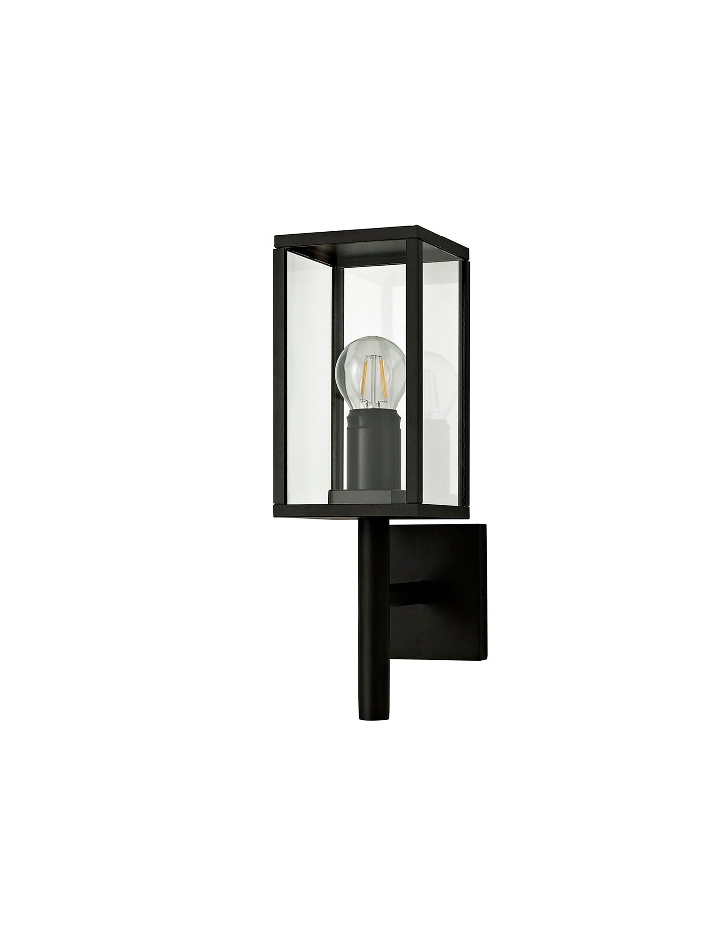 Briar Upward Wall Lamp, 1 x E27, IP54, Graphite Black, 2yrs Warranty 2