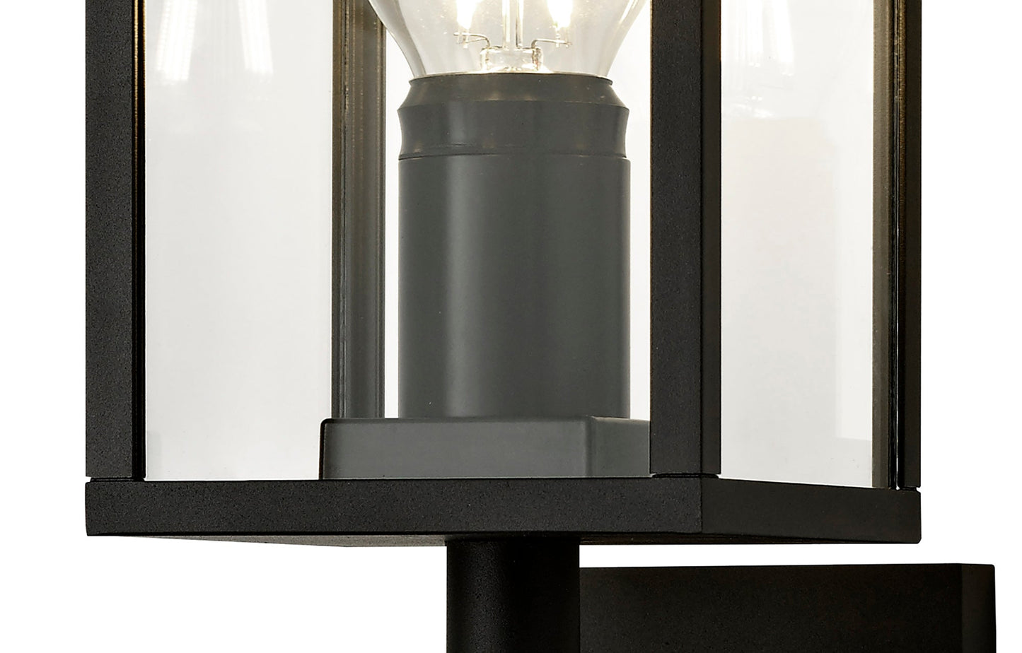 Briar Upward Wall Lamp, 1 x E27, IP54, Graphite Black, 2yrs Warranty 2