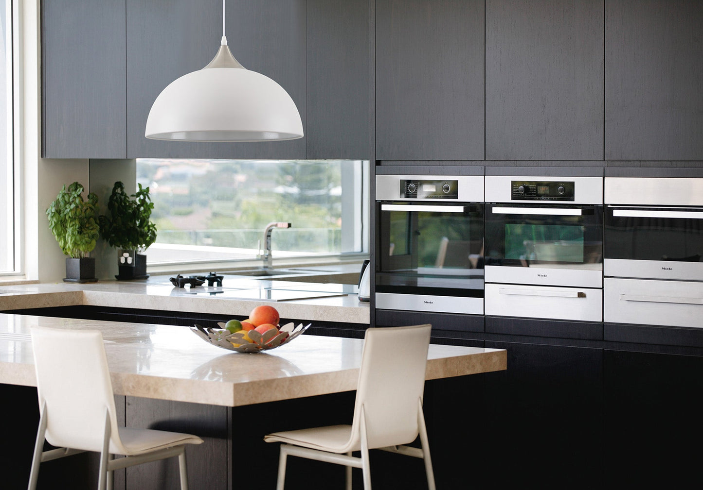 Burton 38cm Small Pendant, 1 x E27, Sand Grey and Satin Nickel 2
