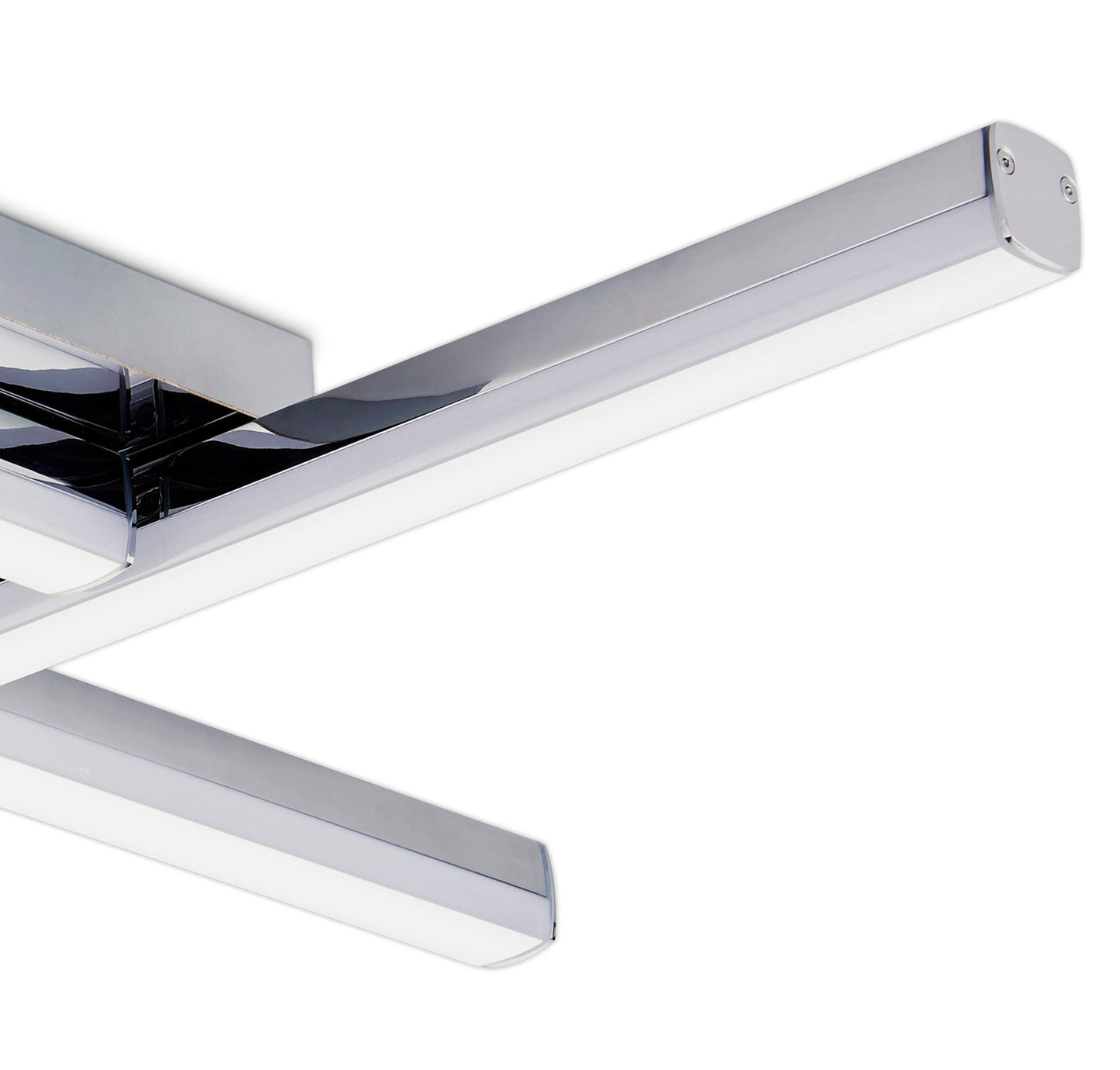 Chester 4 Light Ceiling, 4 x 6W LED, 4000K, 2210lm, IP44, Polished Chrome, 3yrs Warranty 2