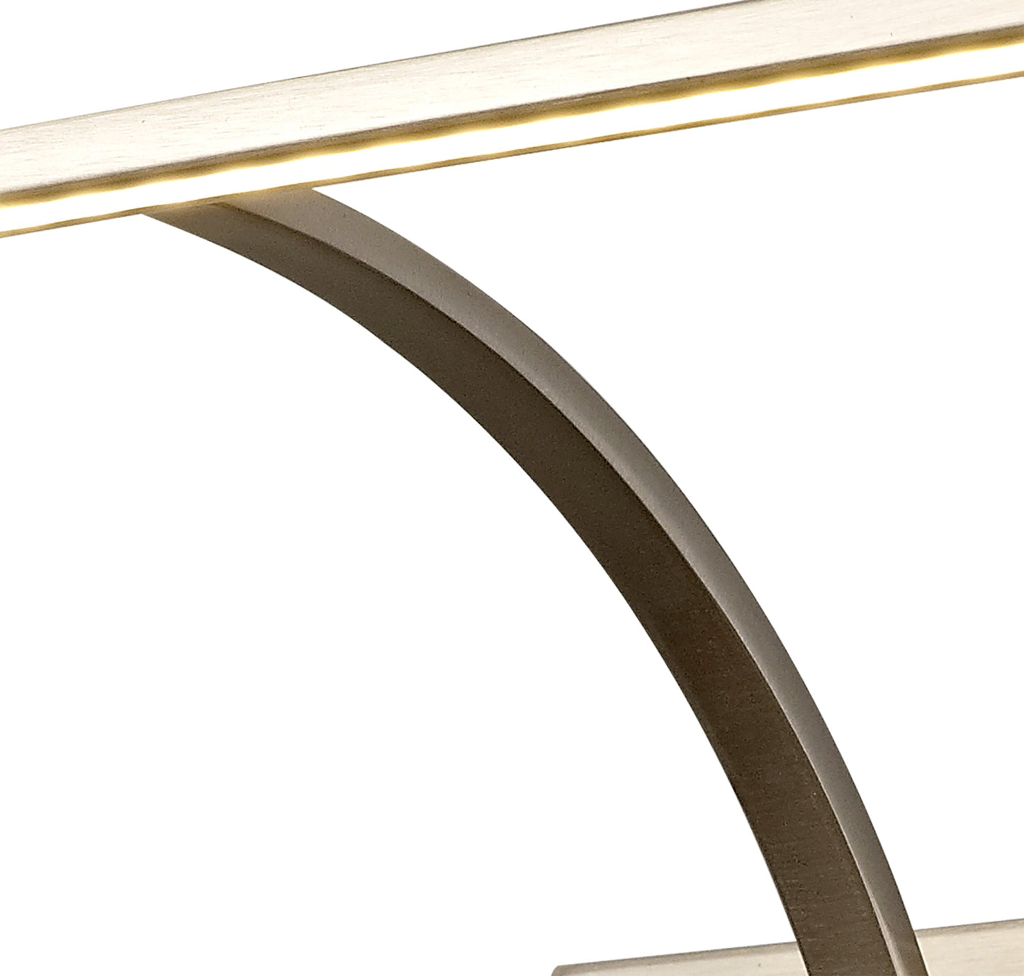 Chorley Small 1 Arm Wall Lamp and Picture Light, 1 x 6W LED, 3000K, 470lm, Satin Nickel, 3yrs Warranty