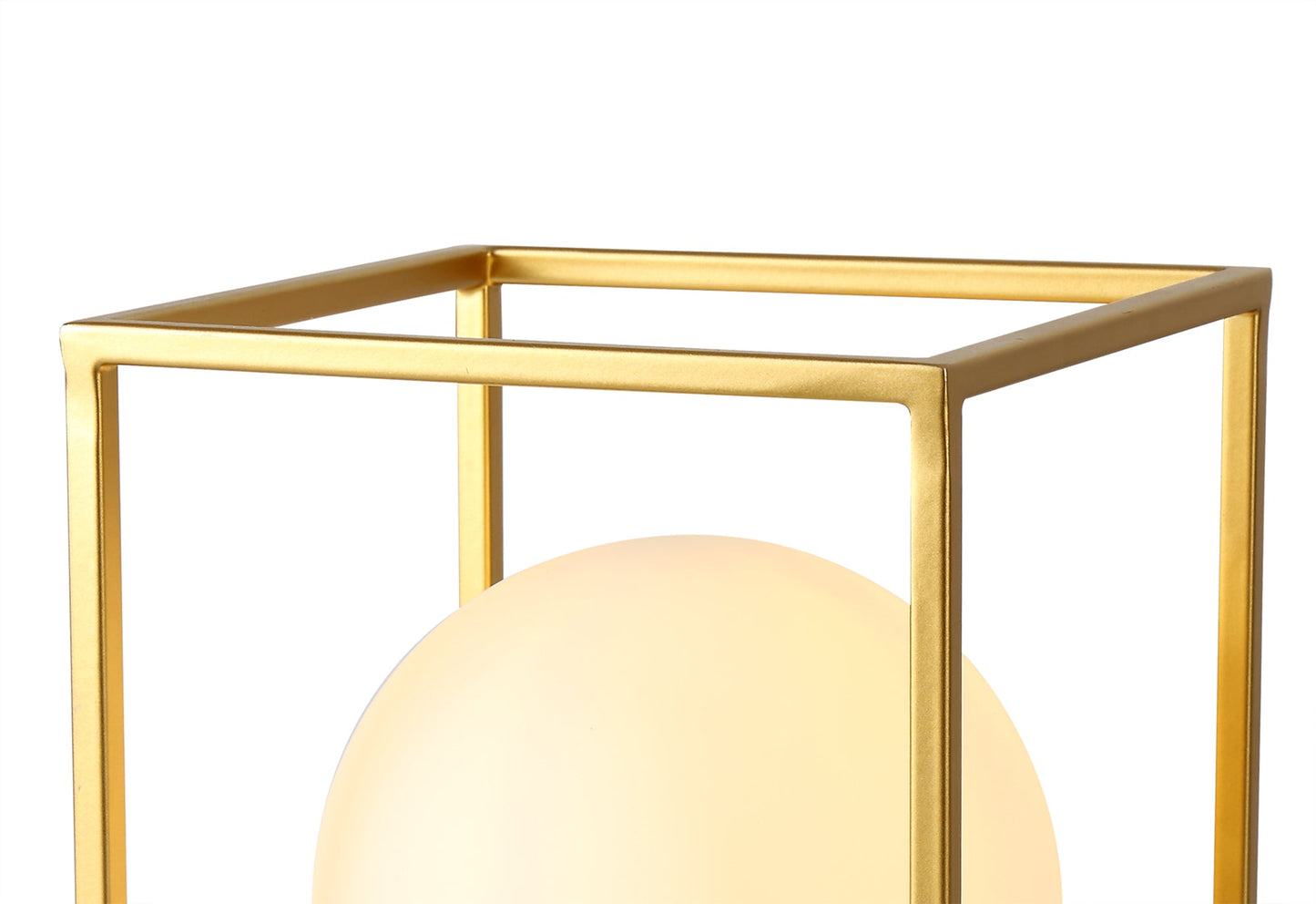 Christleton Table Lamp, 1 Light E14, Matt Black and Painted Gold