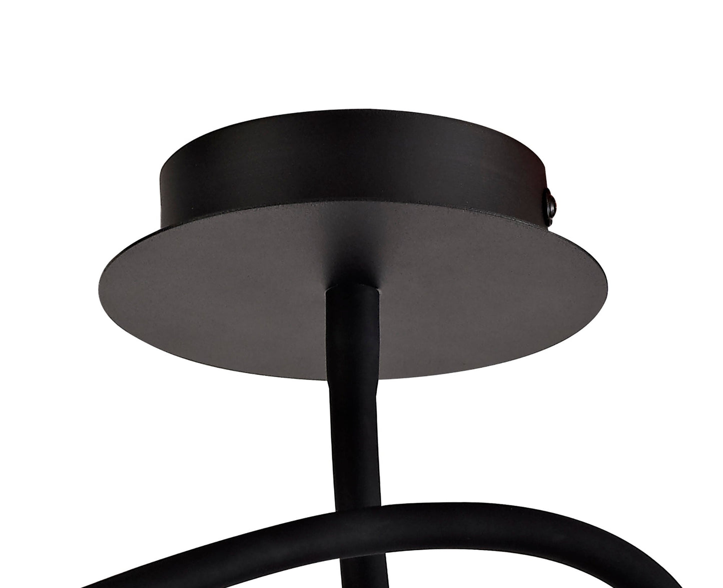 Clifton Ceiling, 1 Light Adjustable Arm, 1 x 5W LED, 3000K, 310lm, Black and Aluminium, 3yrs Warranty