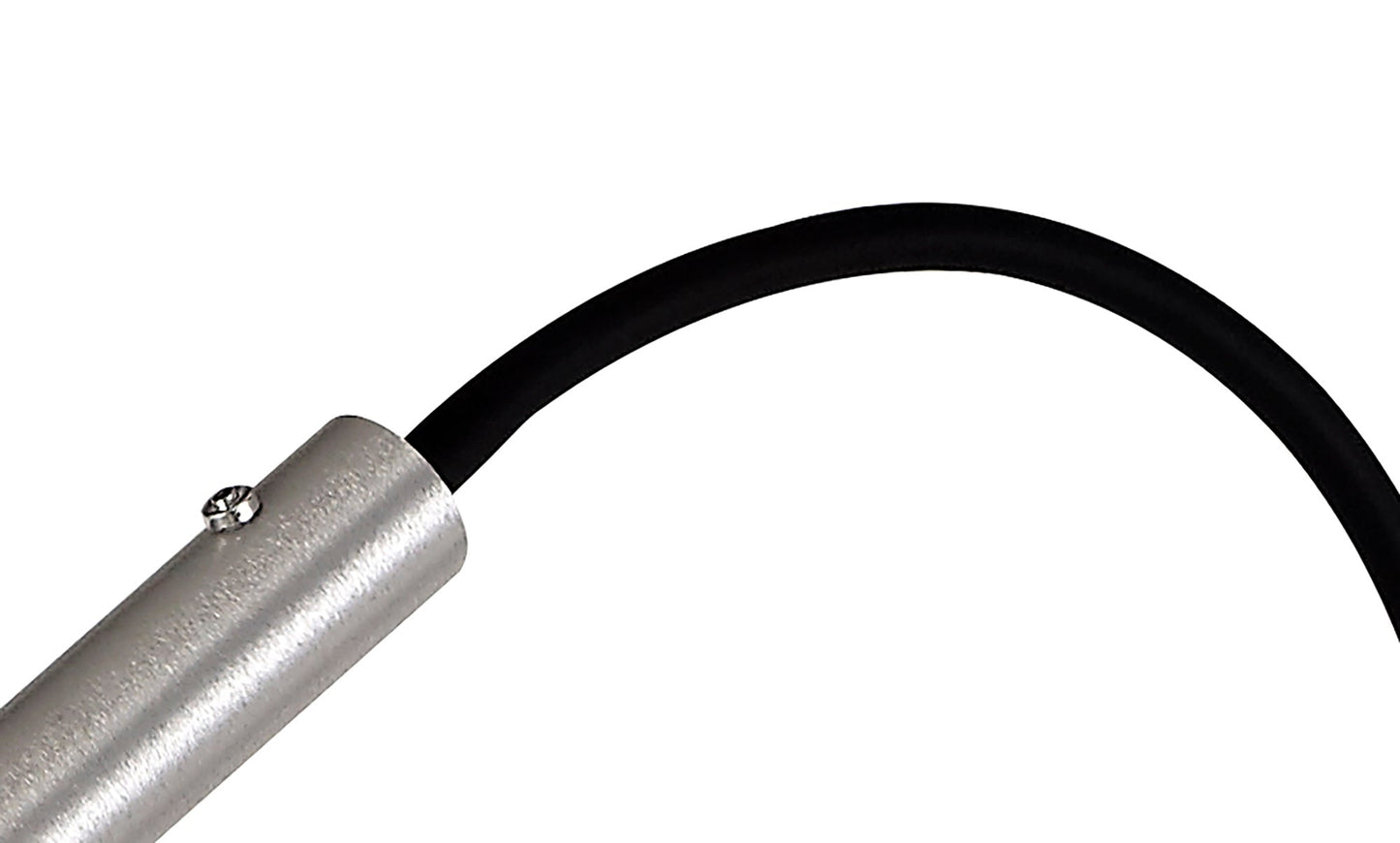 Clifton Floor Lamp, 1 Light Adjustable Switched, 1 x 7W LED, 3000K, 436lm, Black and Aluminium, 3yrs Warranty