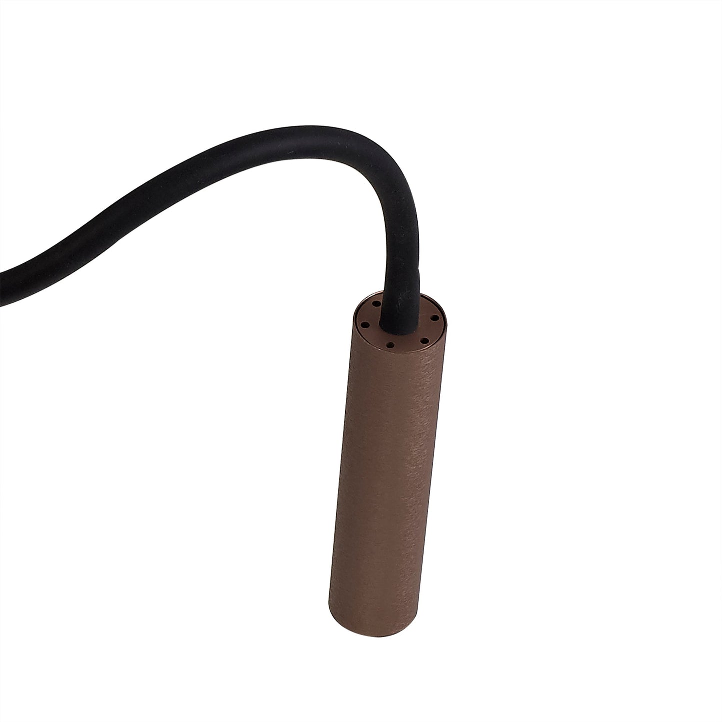 Clifton Ceiling, 3 Light Adjustable Arms, 3 x 5W LED Dimmable, 3000K, 930lm, Black and Satin Copper, 3yrs Warranty