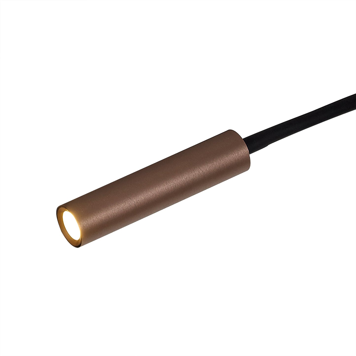 Clifton Ceiling, 3 Light Adjustable Arms, 3 x 5W LED Dimmable, 3000K, 930lm, Black and Satin Copper, 3yrs Warranty