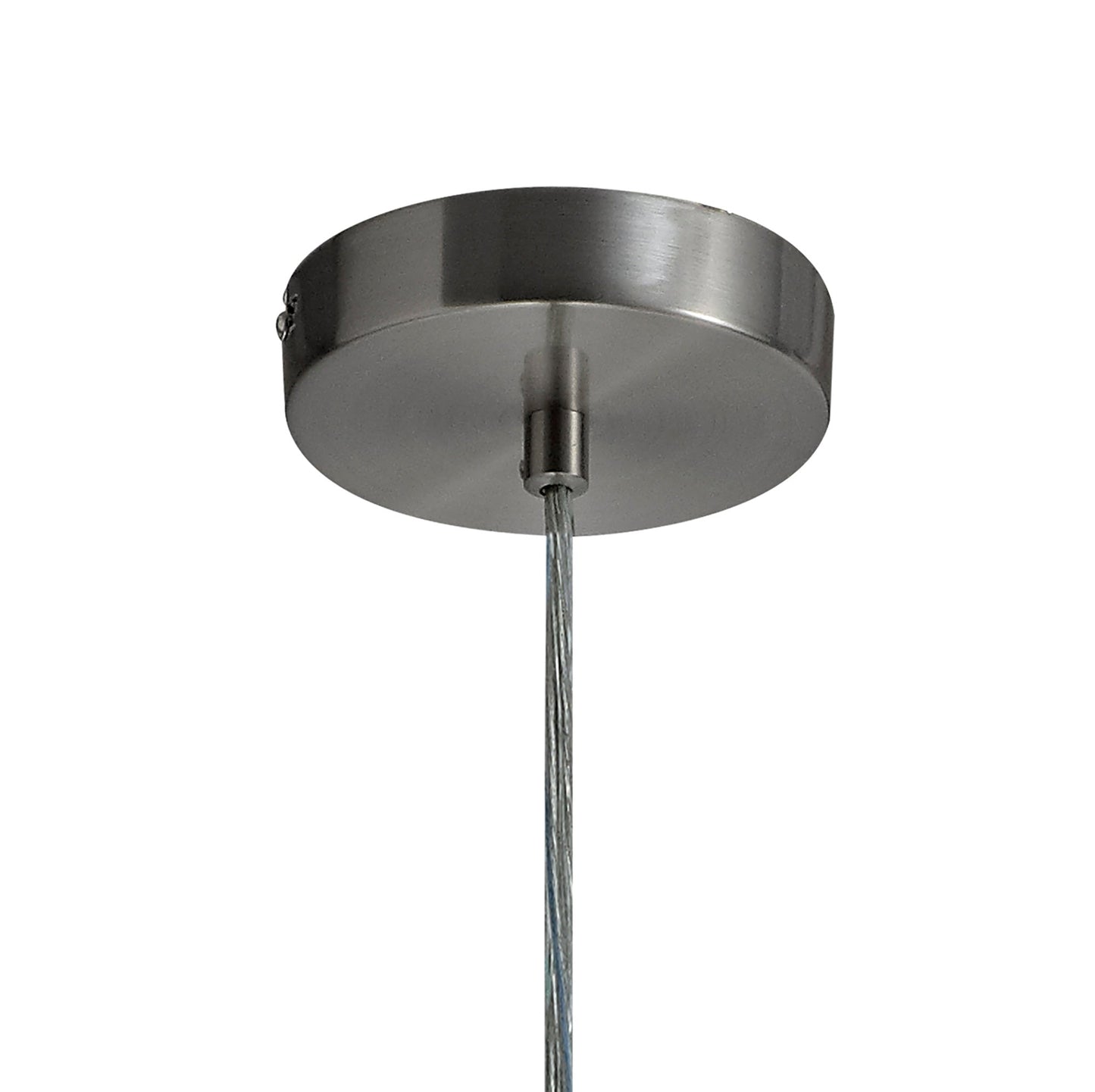 Cranford Pendant, 1 x 7W LED, 4000K, 790lm, Satin Nickel and Clear, 3yrs Warranty 2