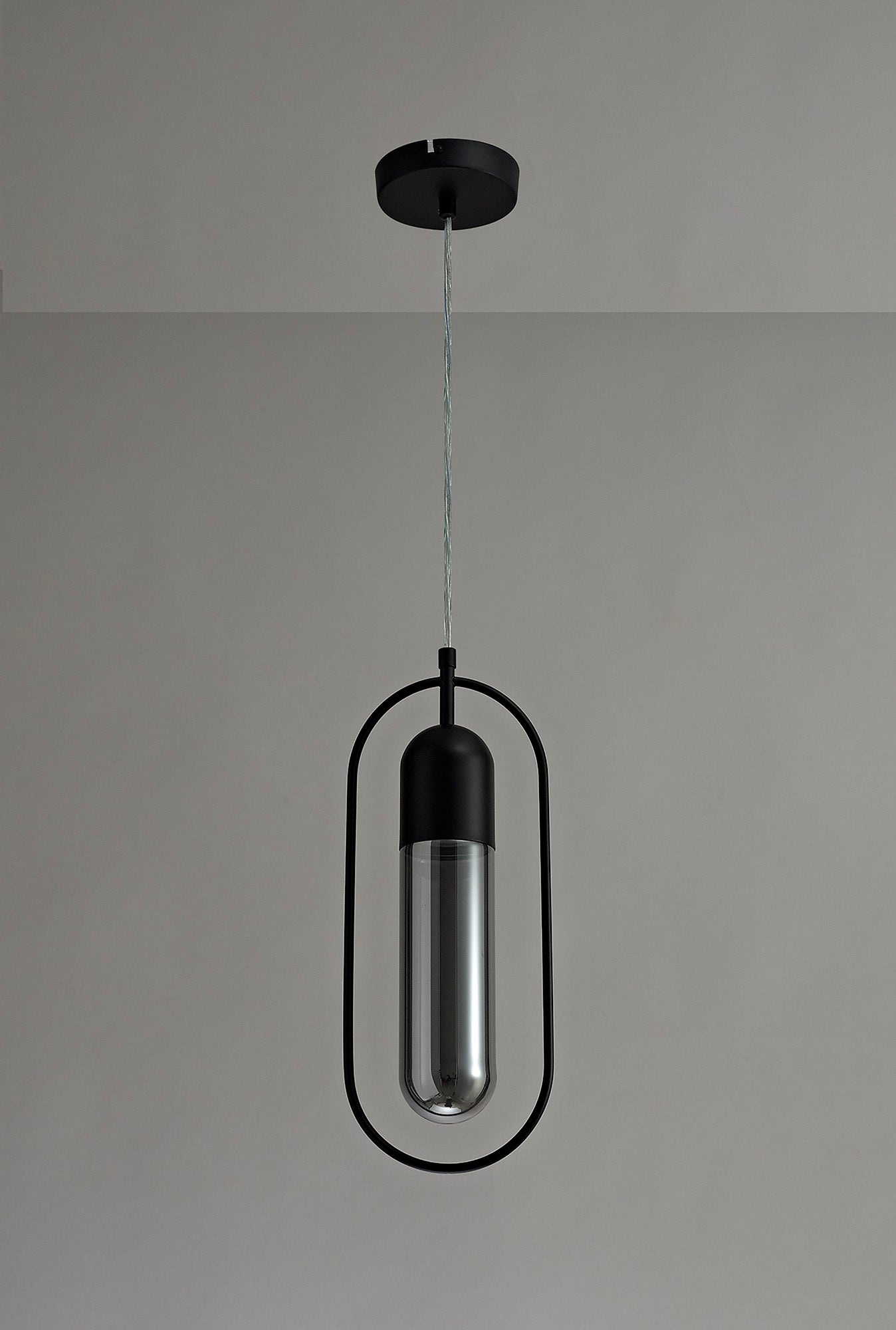 Cranford Pendant, 1 x 7W LED, 4000K, 790lm, Black and Smoked, 3yrs Warranty 2