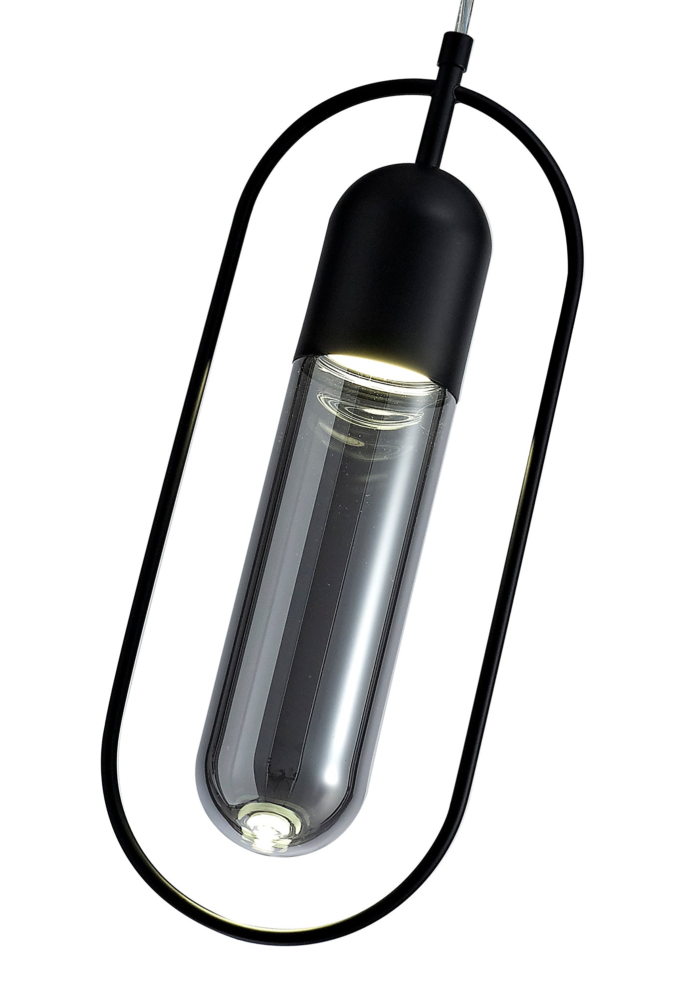 Cranford Pendant, 1 x 7W LED, 4000K, 790lm, Black and Smoked, 3yrs Warranty 2