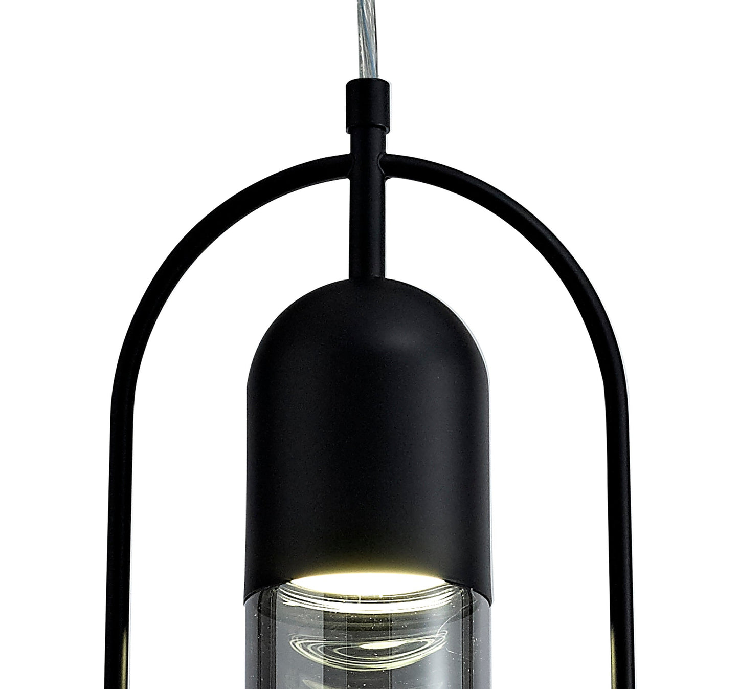 Cranford Pendant, 1 x 7W LED, 4000K, 790lm, Black and Smoked, 3yrs Warranty 2