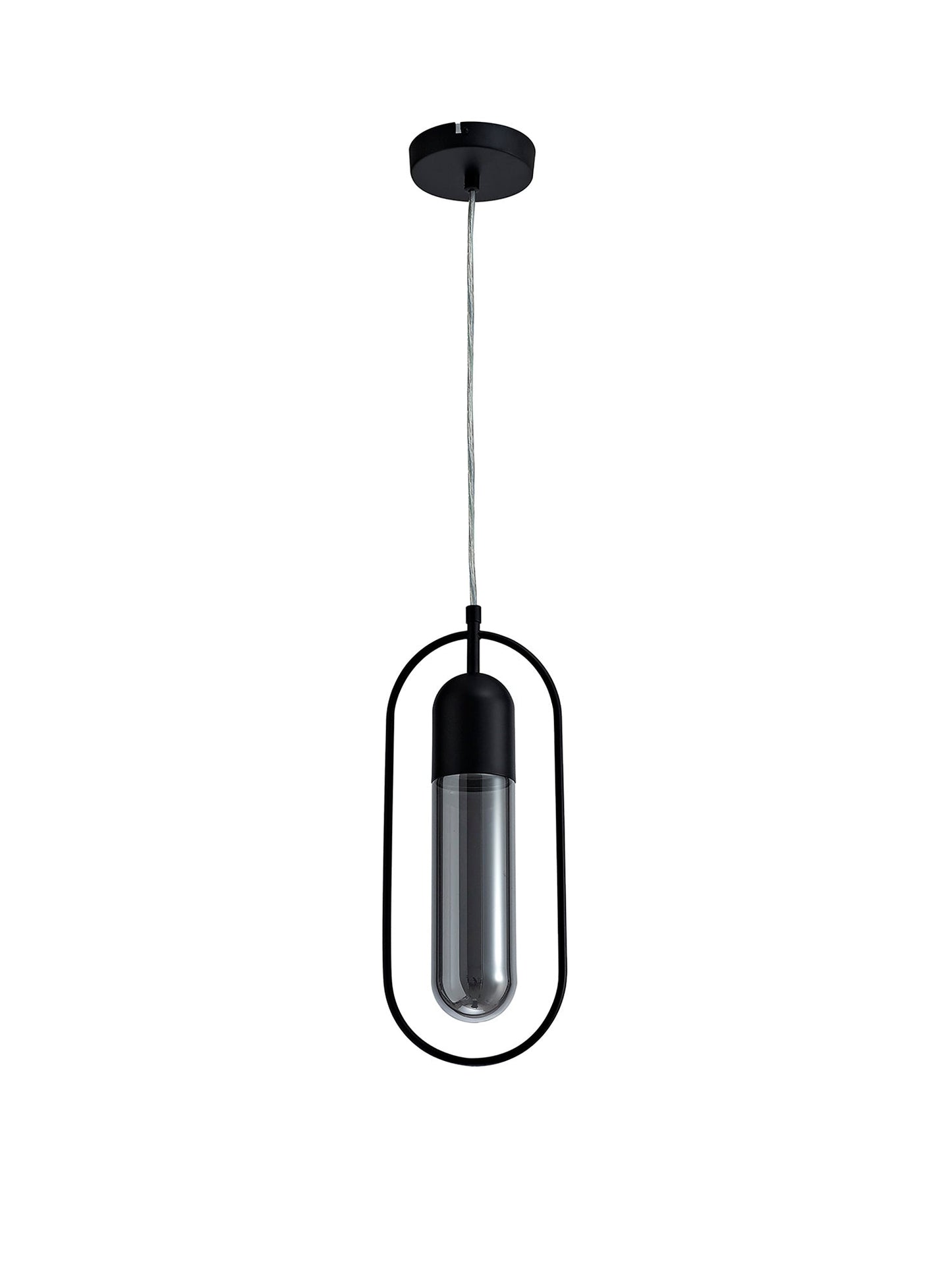 Cranford Pendant, 1 x 7W LED, 4000K, 790lm, Black and Smoked, 3yrs Warranty 2