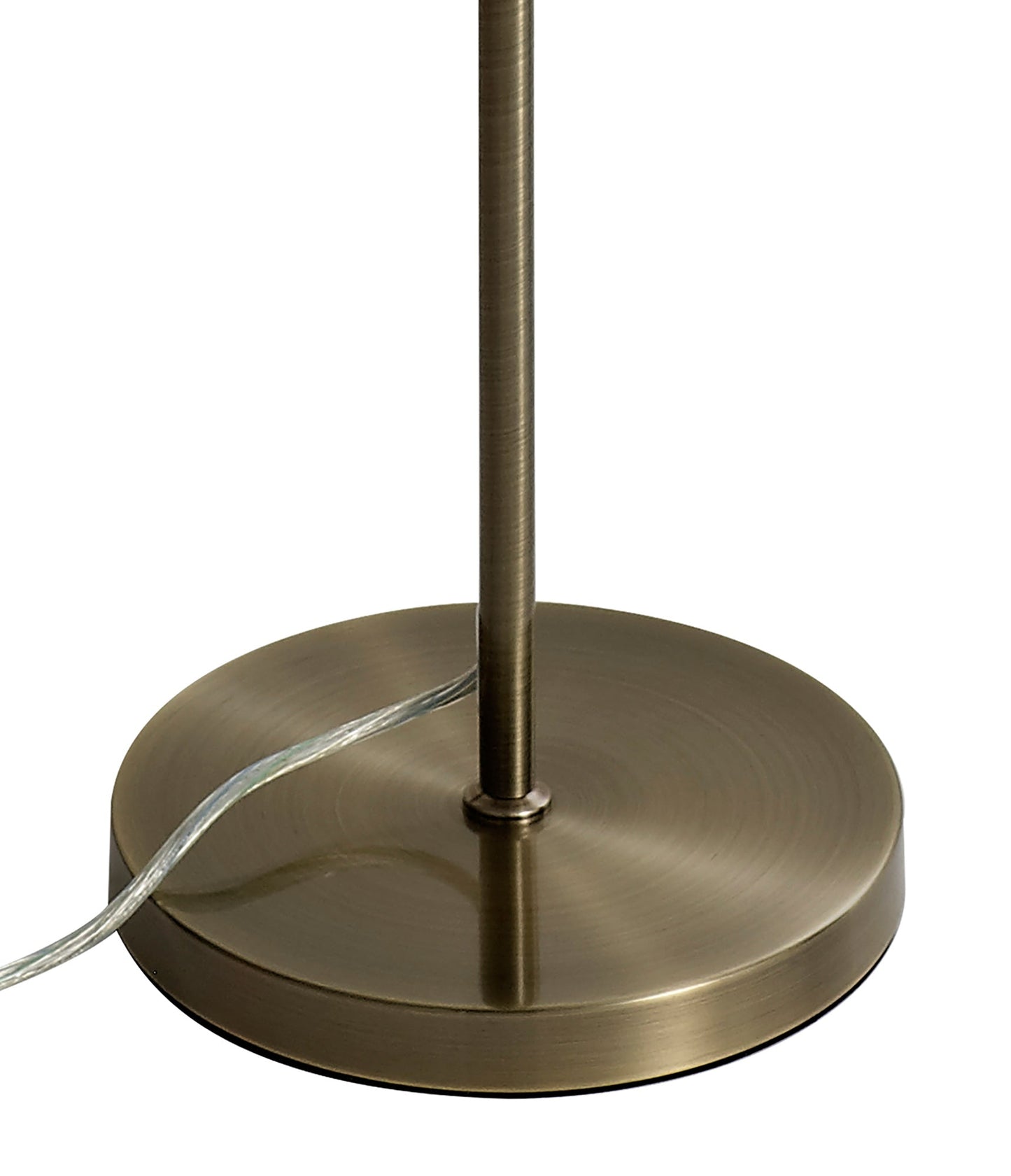 Cranford Floor Lamp, 1 x 7W LED, 4000K, 790lm, Antique Brass and Amber, 3yrs Warranty 2