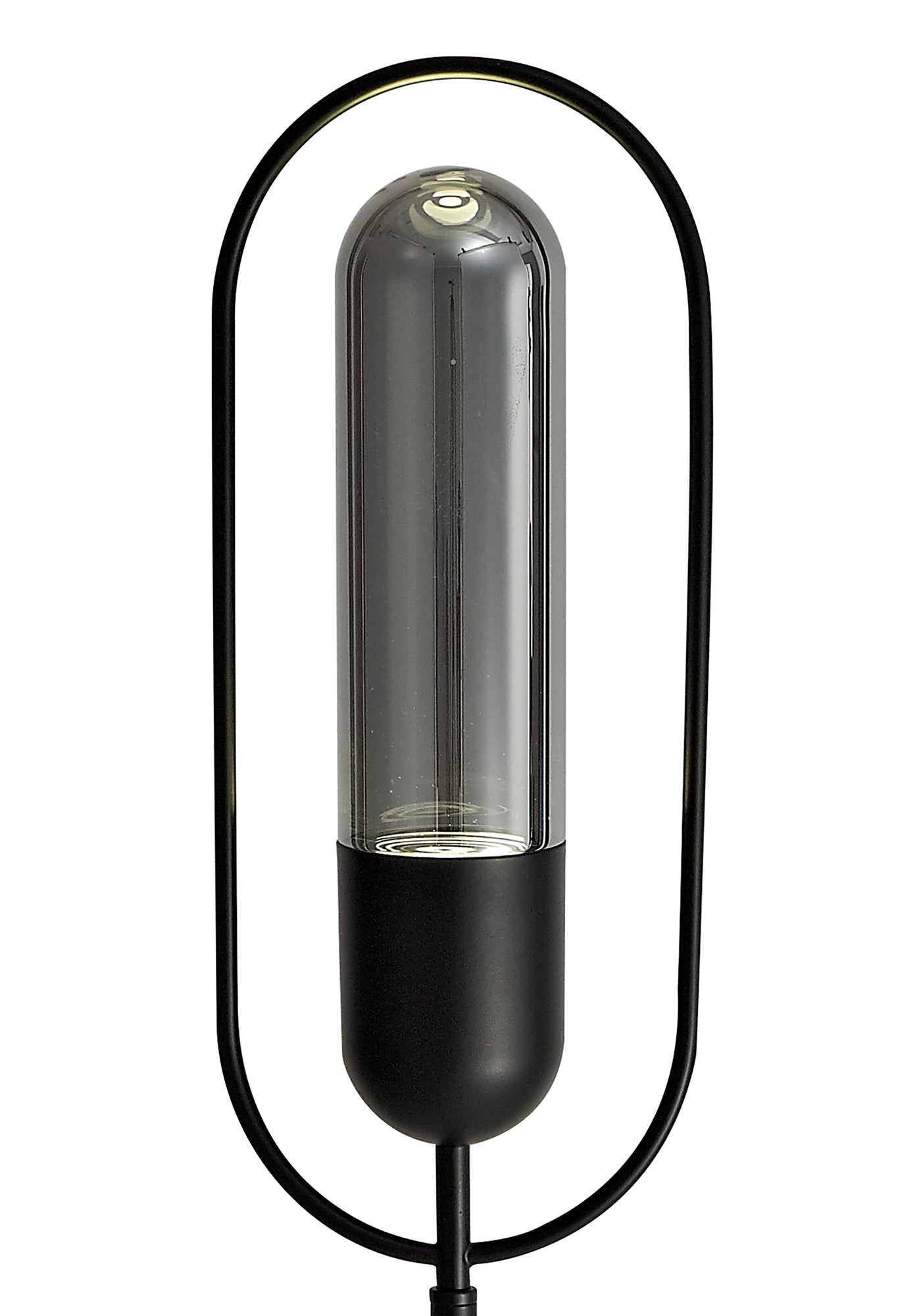 Cranford Floor Lamp, 1 x 7W LED, 4000K, 790lm, Black and Smoked, 3yrs Warranty 2