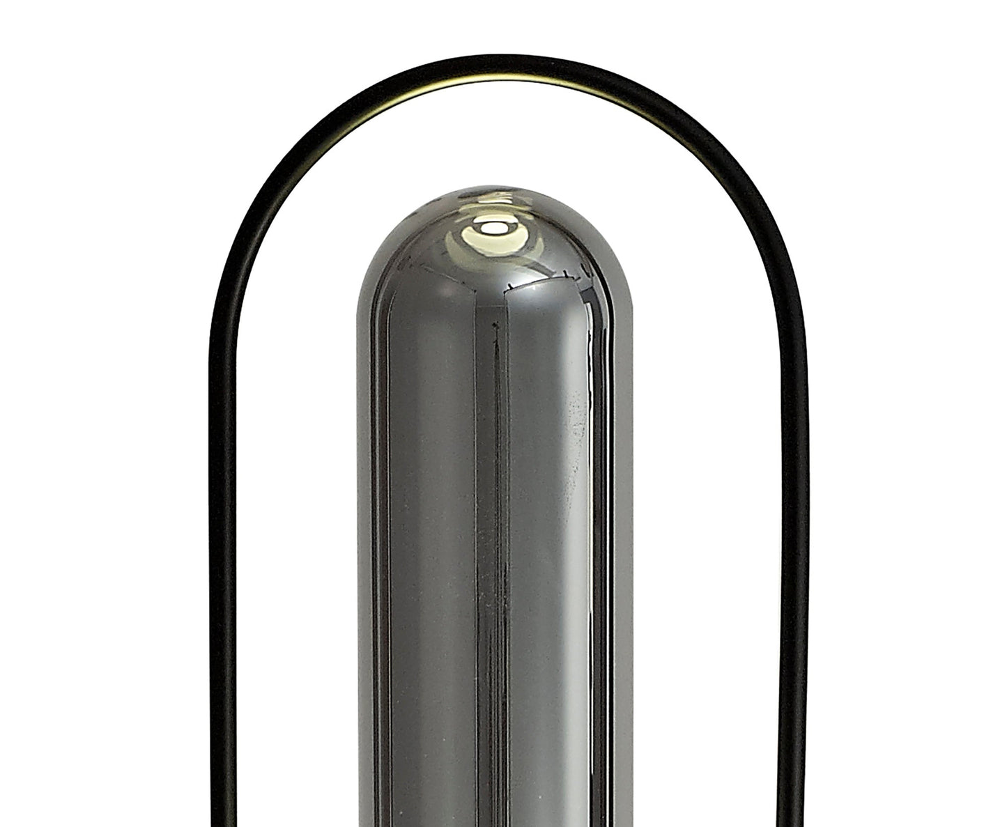 Cranford Floor Lamp, 1 x 7W LED, 4000K, 790lm, Black and Smoked, 3yrs Warranty 2