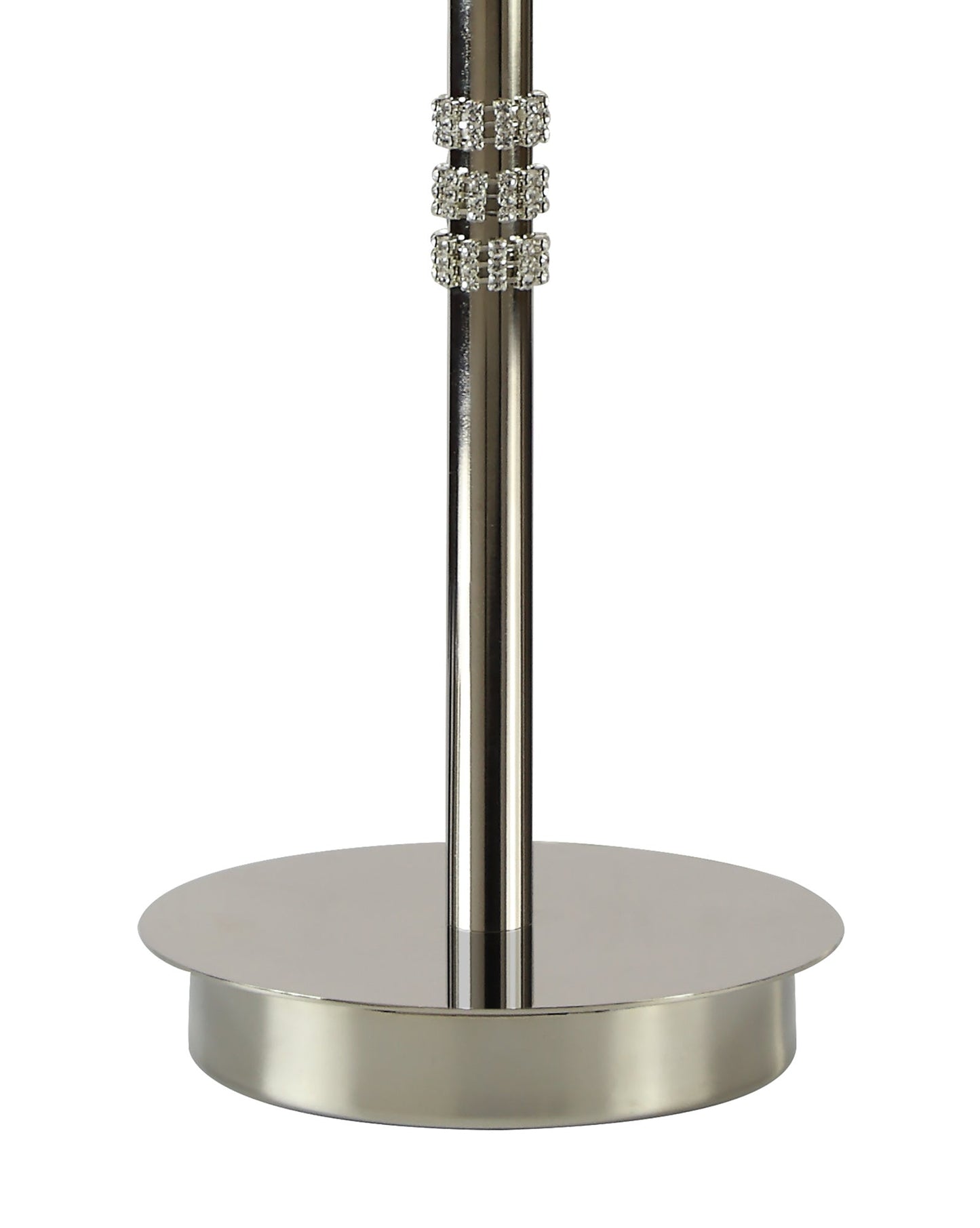 Disley Table Lamp, 2 x E14, Polished Nickel