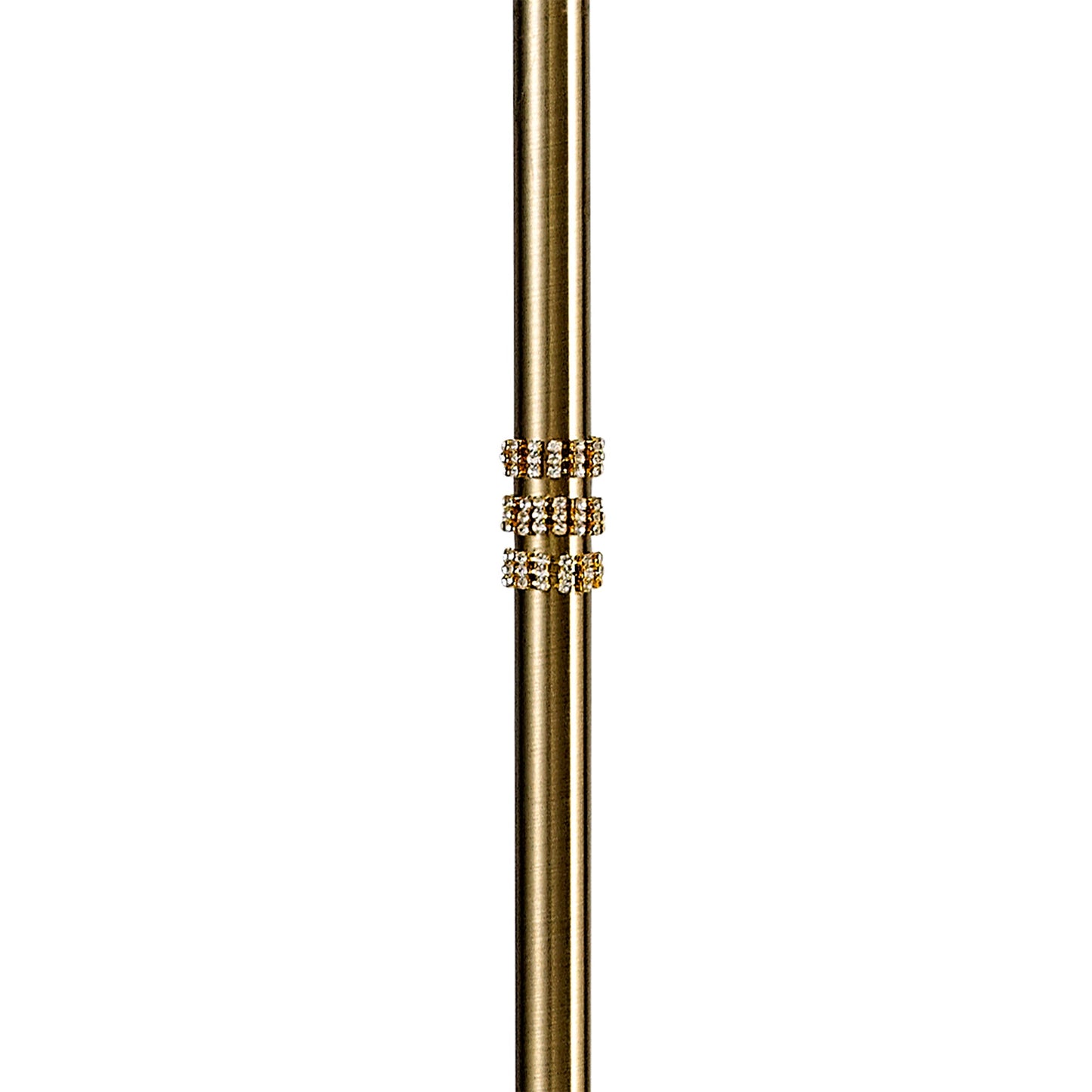 Disley Floor Lamp, 3 x E14, Antique Brass
