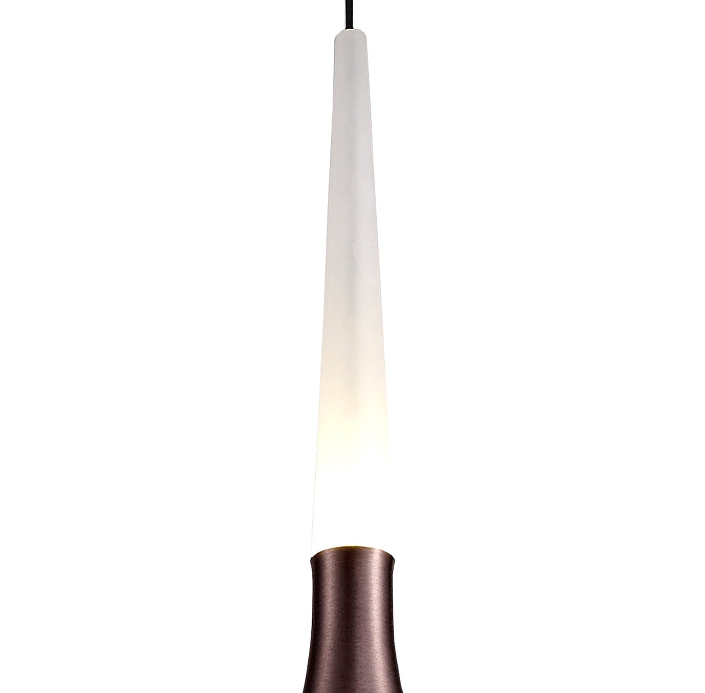 Dunham 1 Light Pendant, 1 x 5W LED, 3000K, 213lm, Satin Brown, 3yrs Warranty 2